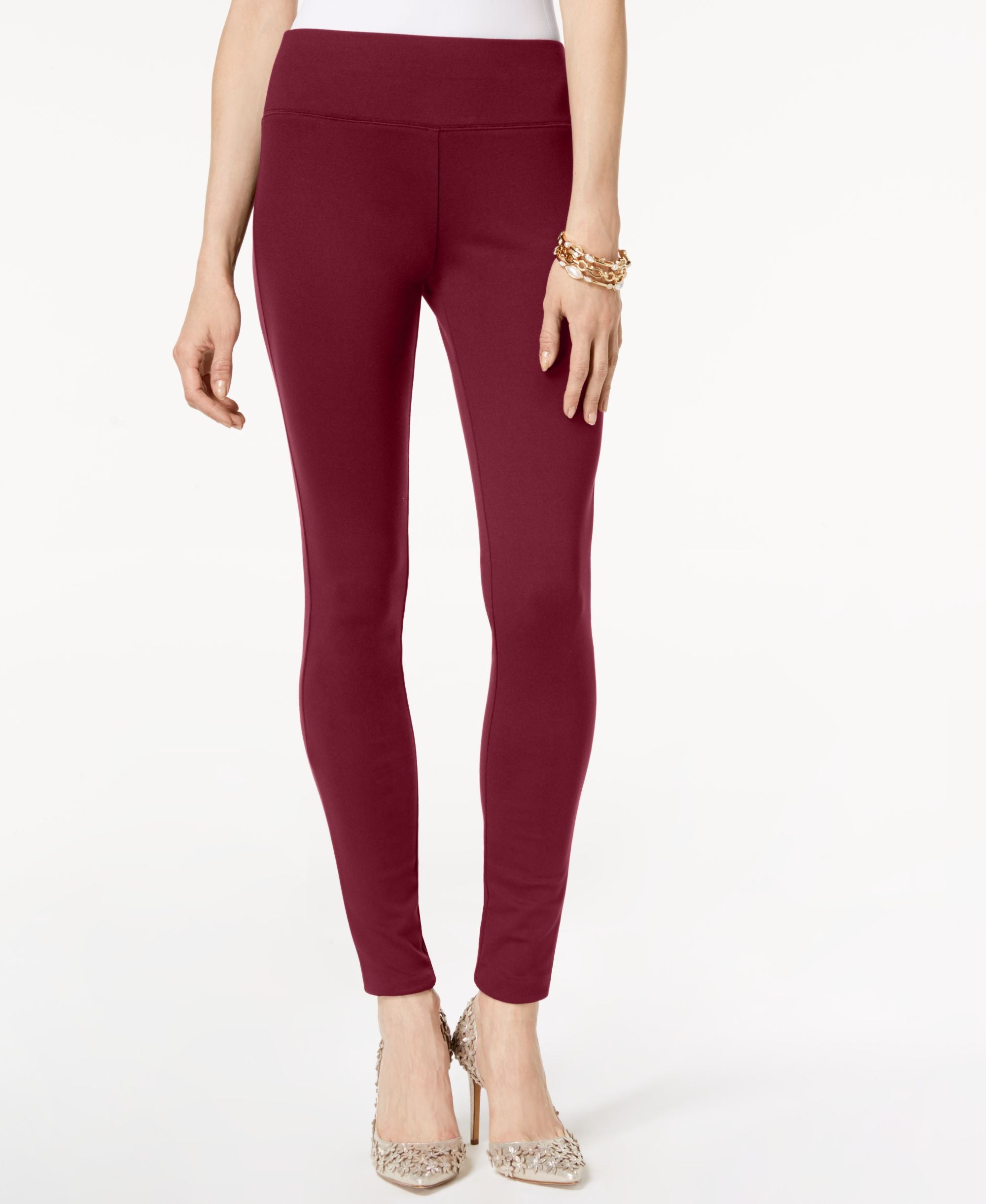 INC International Concepts Pull On Ponte Skinny Pants