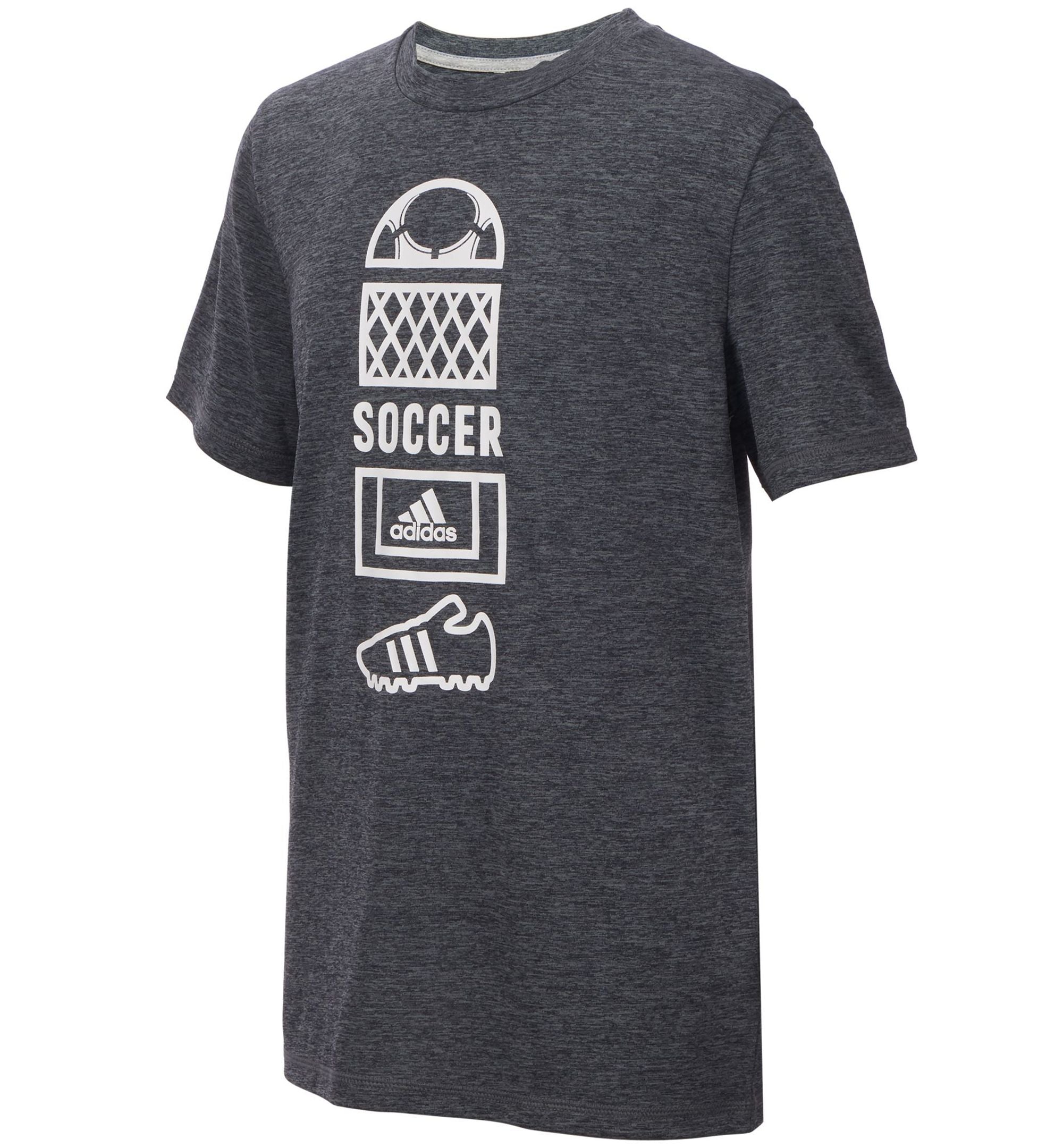 Adidas Little Boys Graphic Print T-Shirt