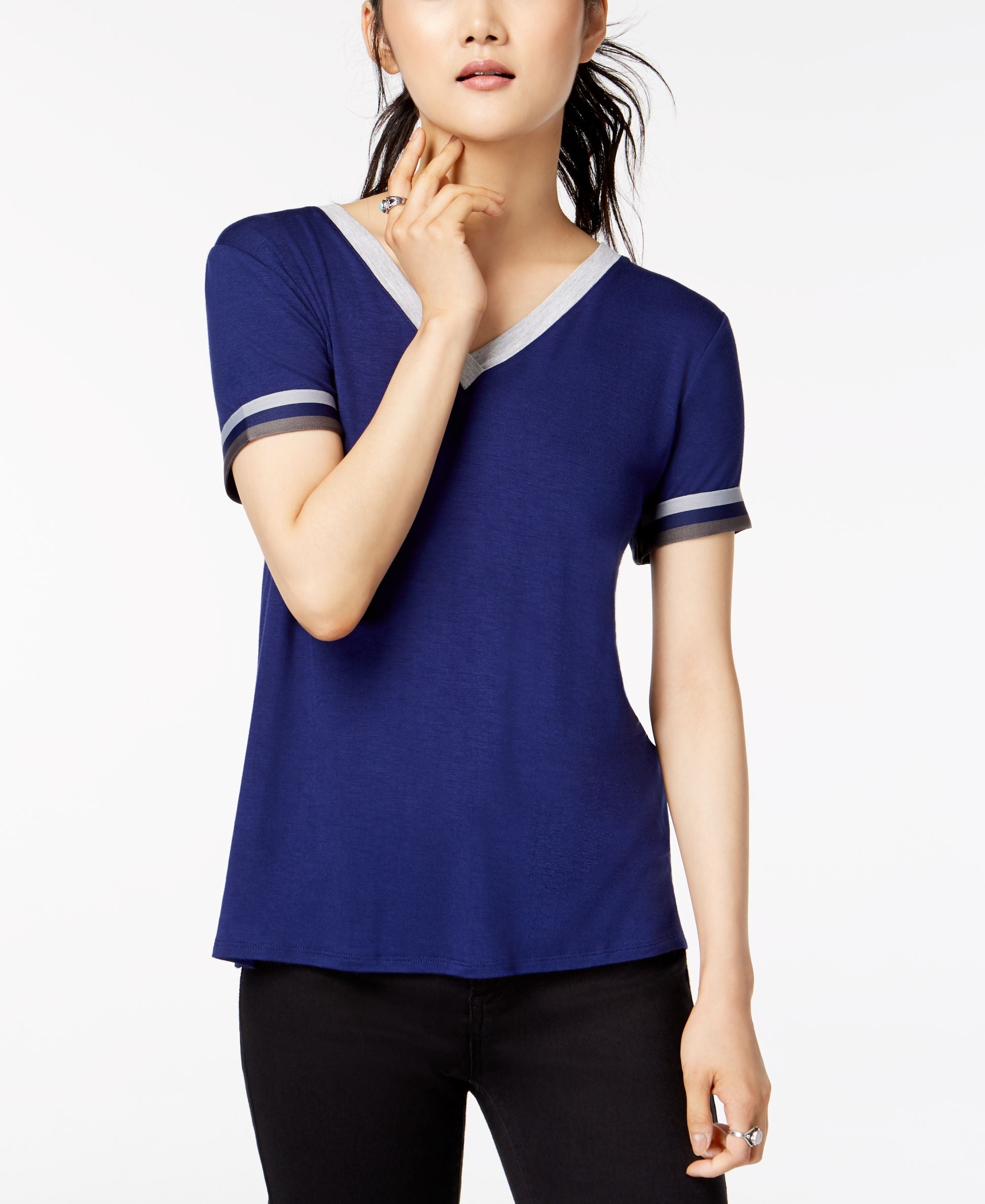 Juniors' Football Stripe T-Shirt