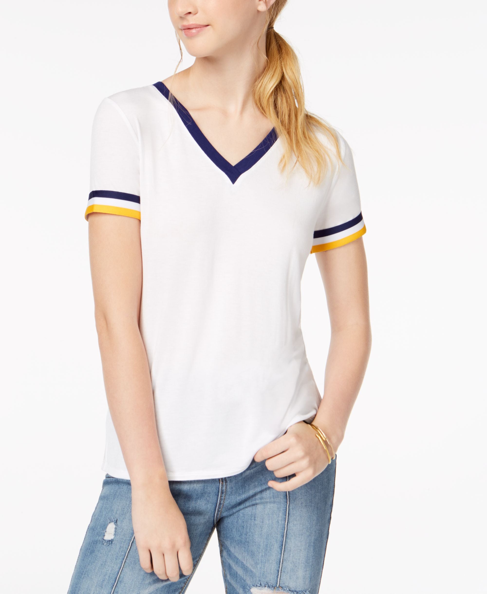 Juniors' Football Stripe T-Shirt