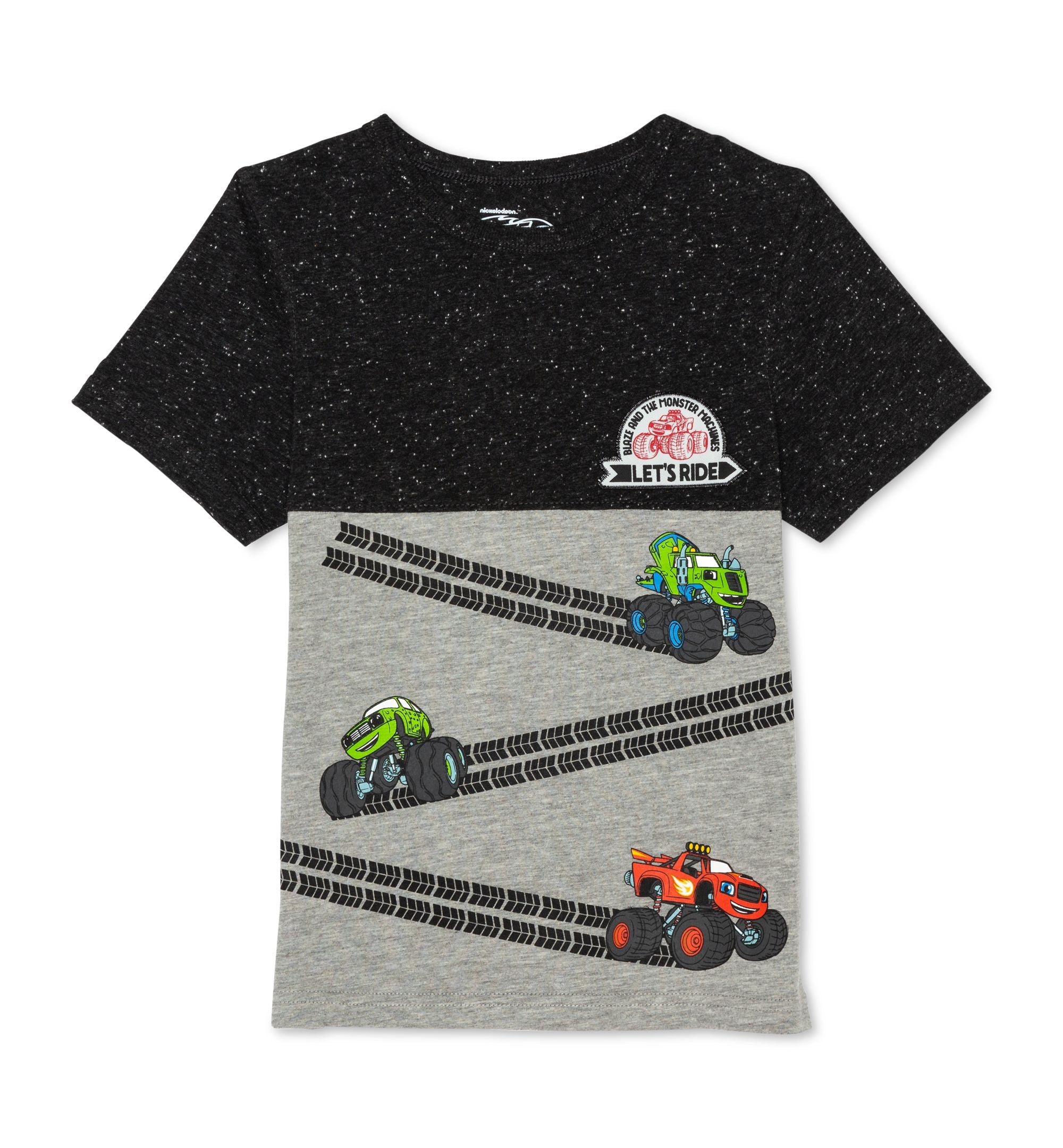 Nickelodeon Little Boys Blaze Graphic Print T-Shirt