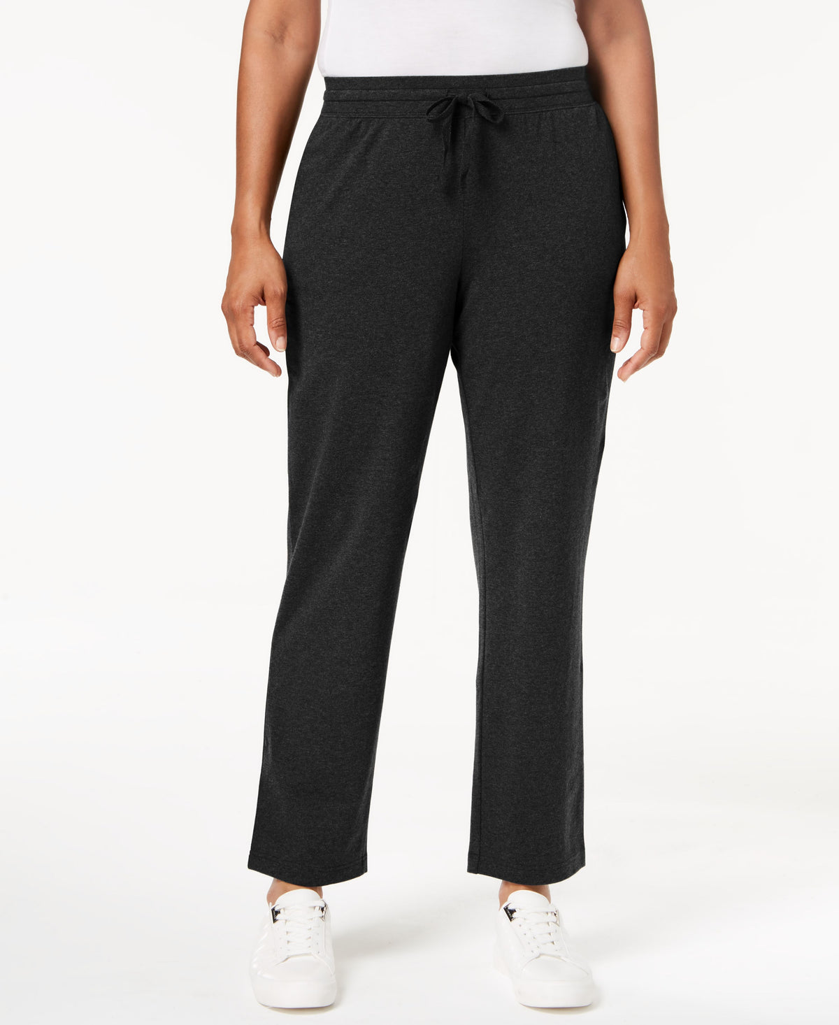 Sport Drawstring Straight-Leg Pants