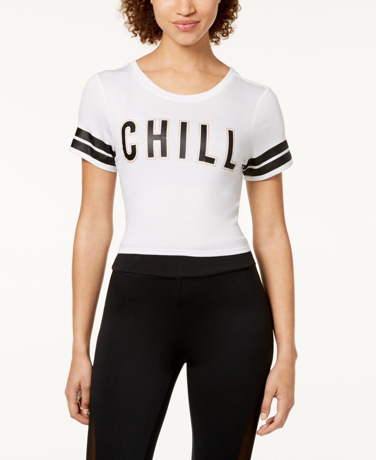 Juniors' Tie-Back Cropped Top