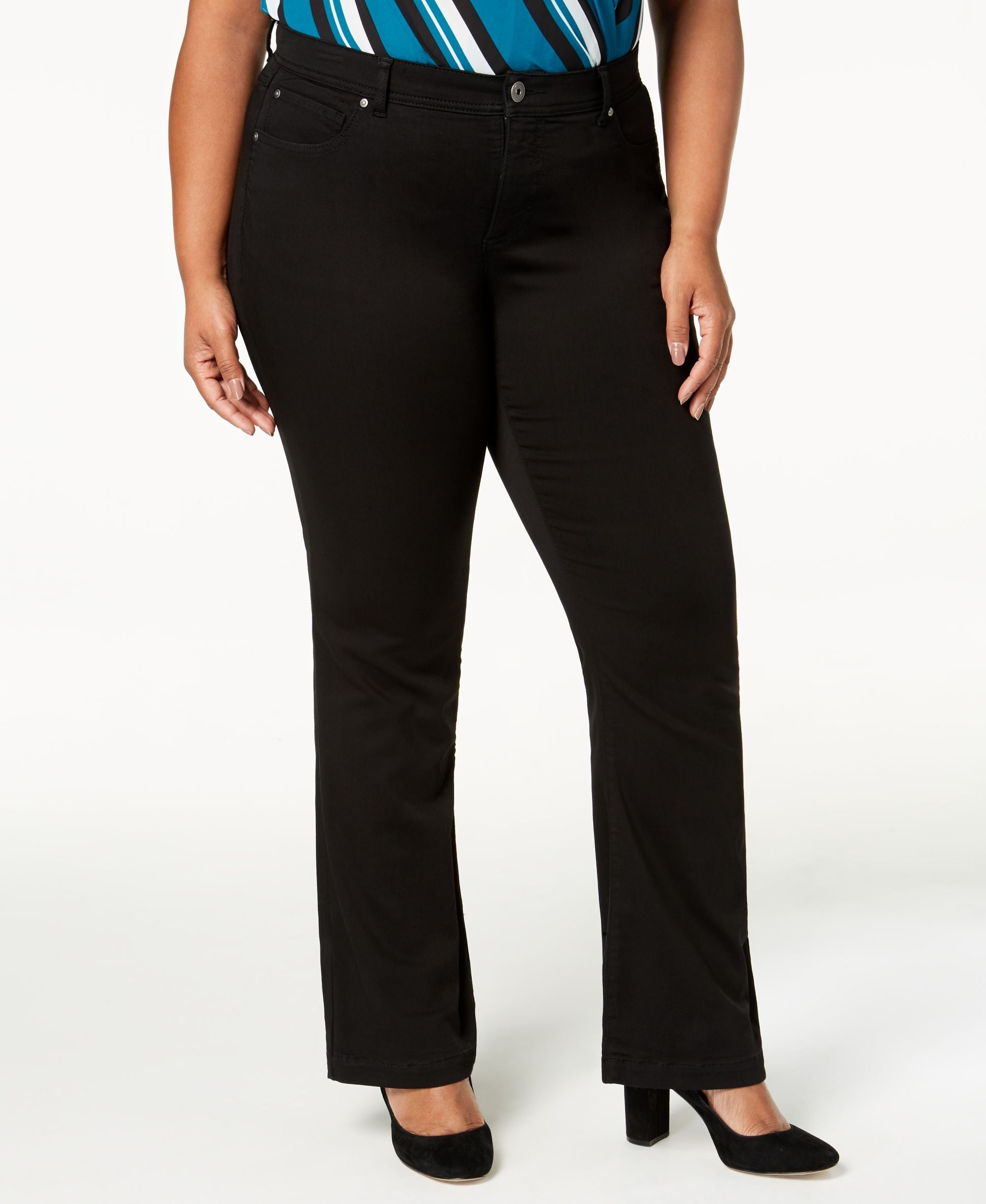 INC International Concepts Plus Size Bootcut Jeans