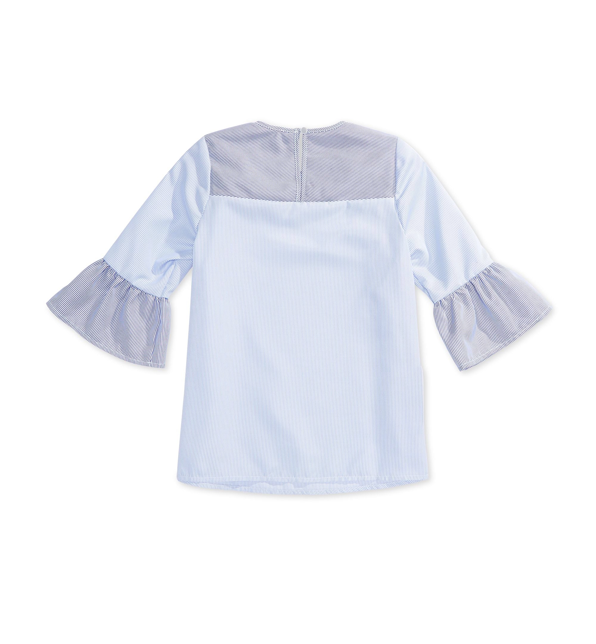 Monteau Big Girls Striped Sleeve Top