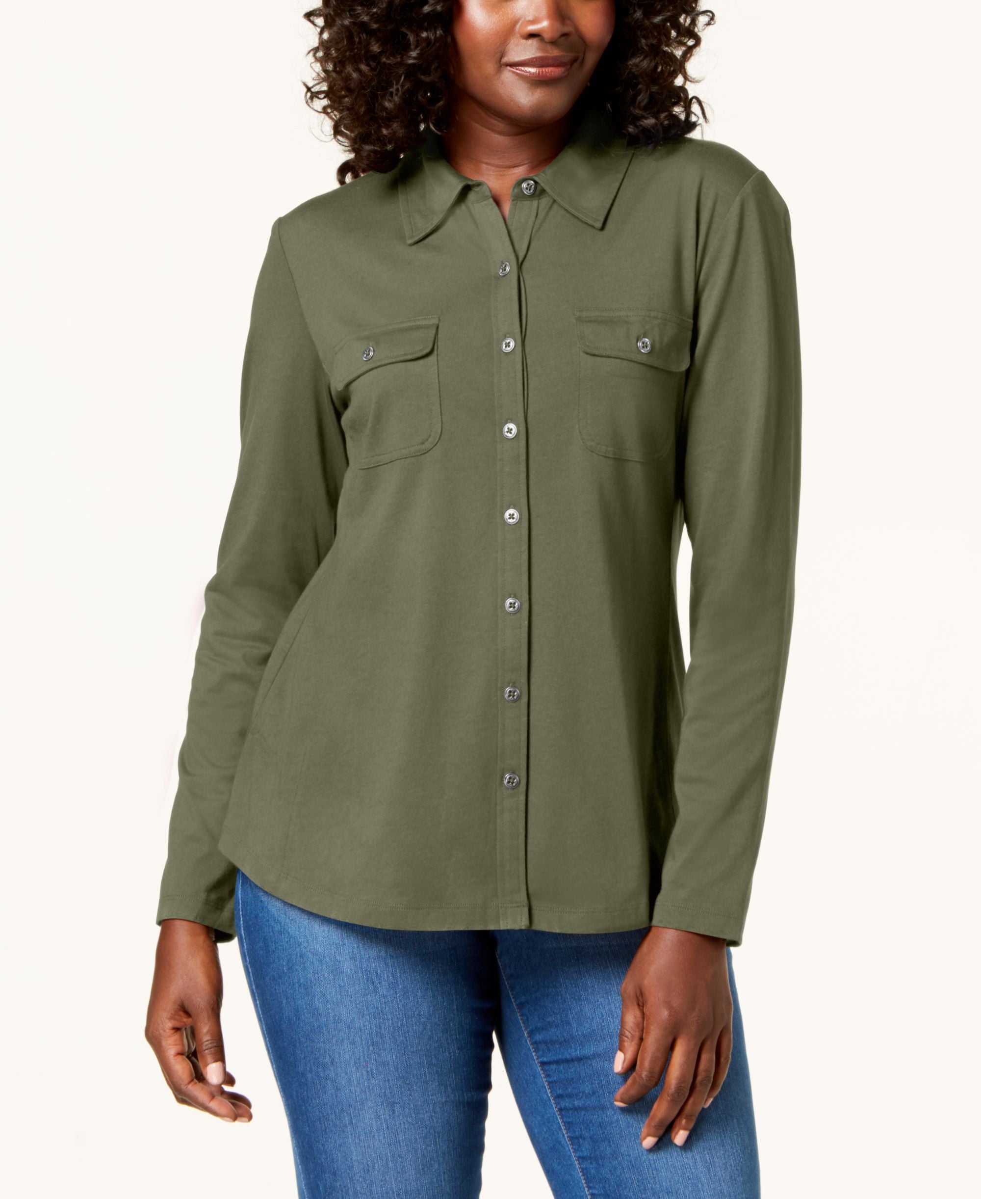 Karen Scott Long Sleeve Shirt
