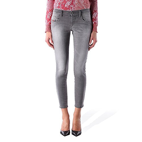 Diesel Women's Grupee-Ankle Trousers 672J Black/Denim Jeans