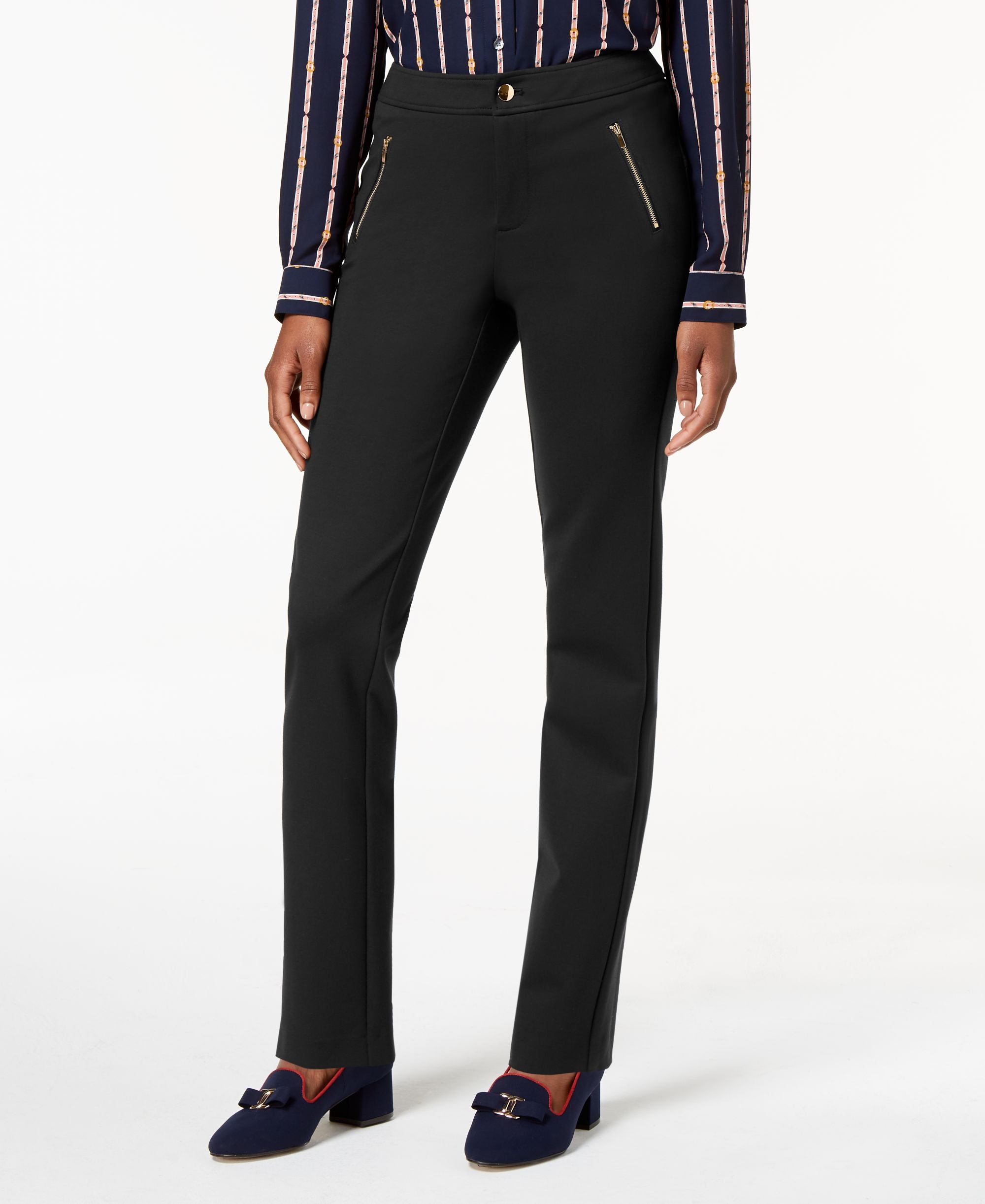 Charter Club Slim Leg Ponte Pants