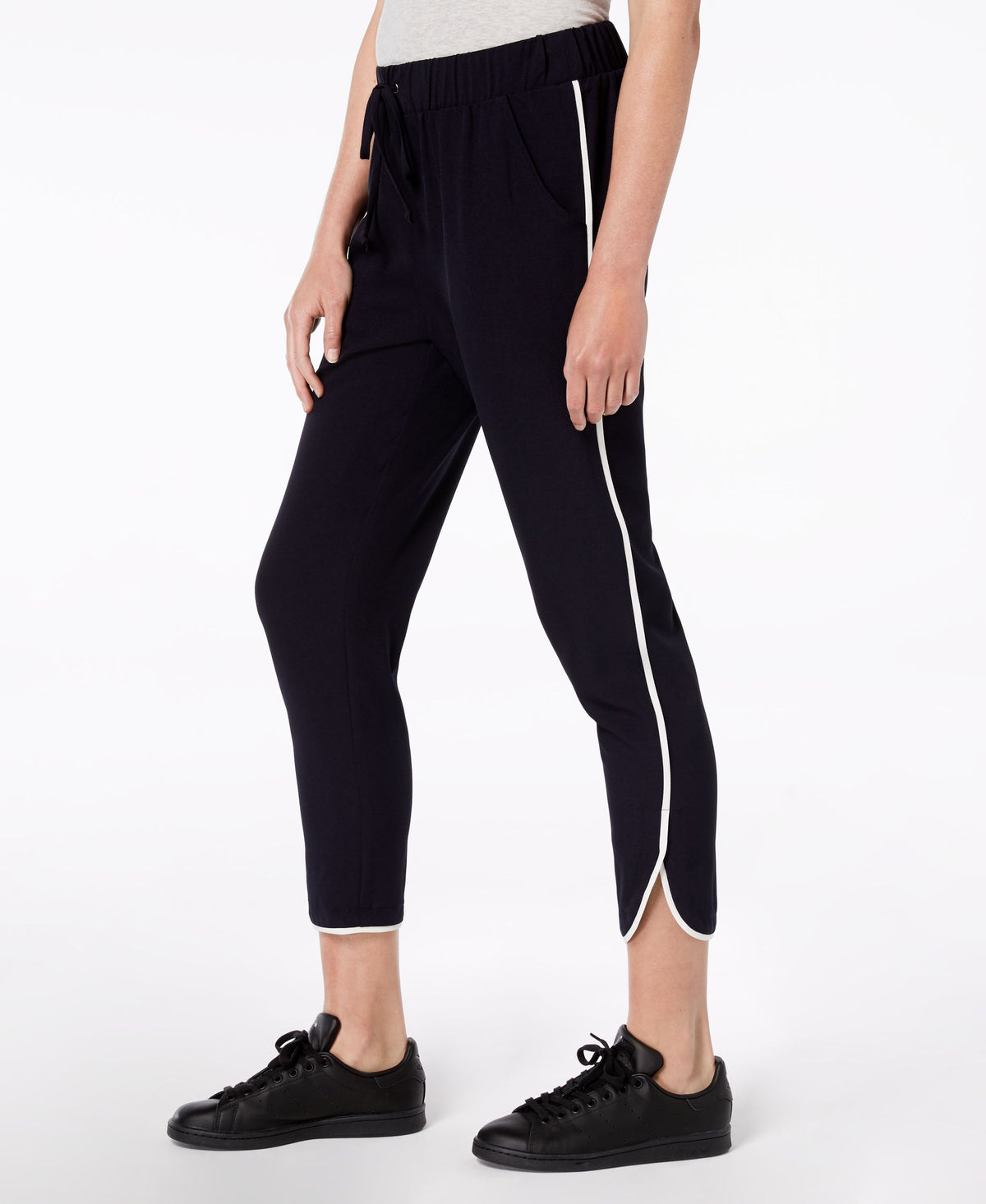 Be Bop Juniors Dolphin Hem Piped Jogger Pants
