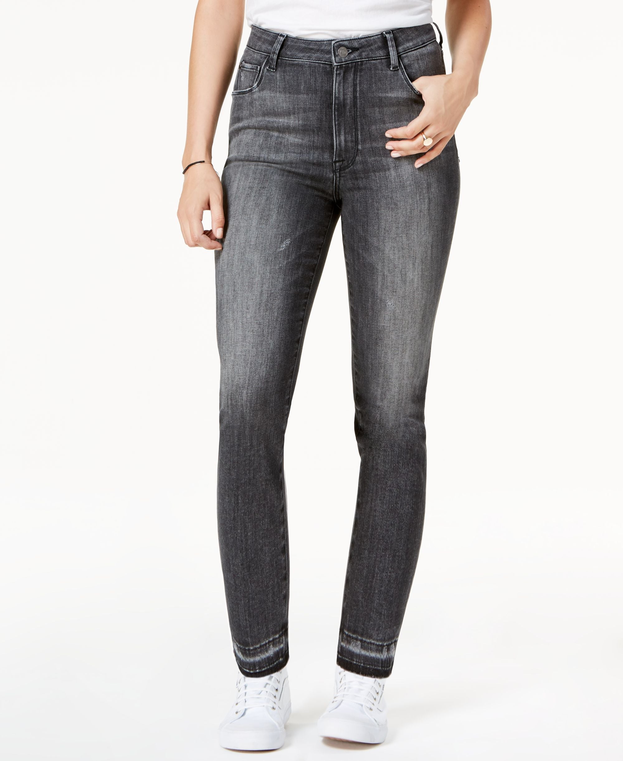 M1858 Audrey High Rise Slim Straight Leg Jeans