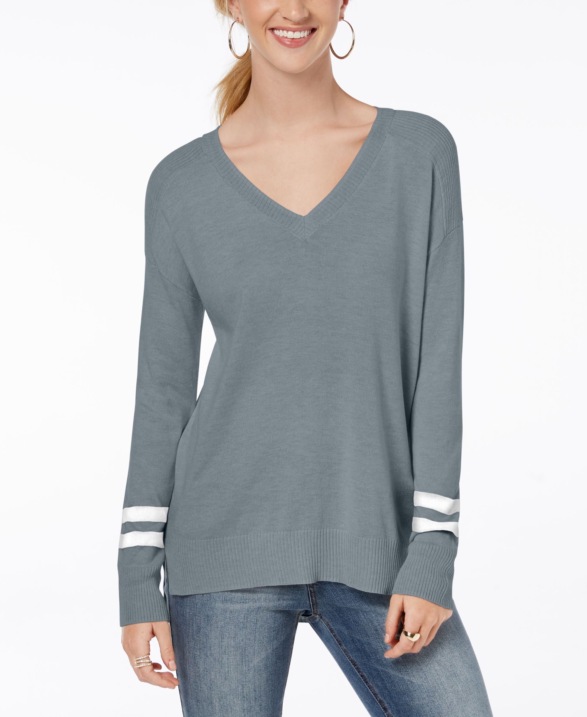 Hippie Rose Juniors High Low Sweater