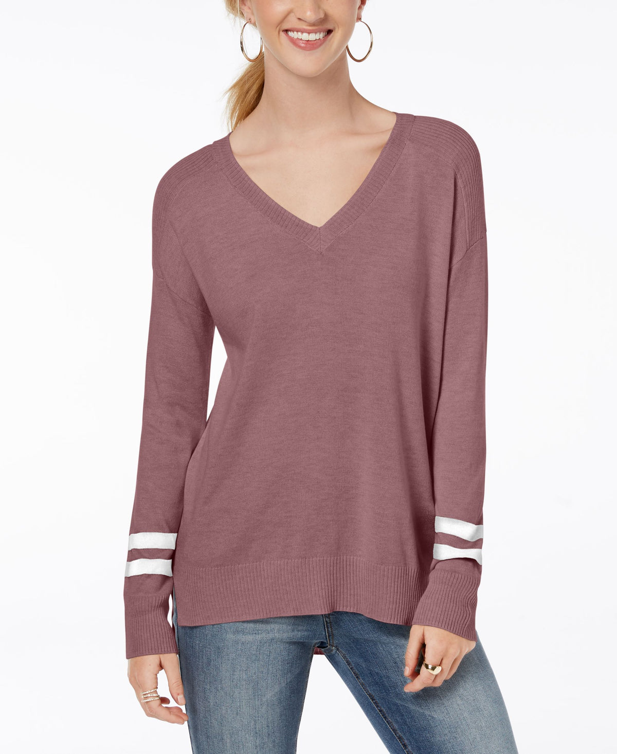 Hippie Rose Juniors High Low Sweater