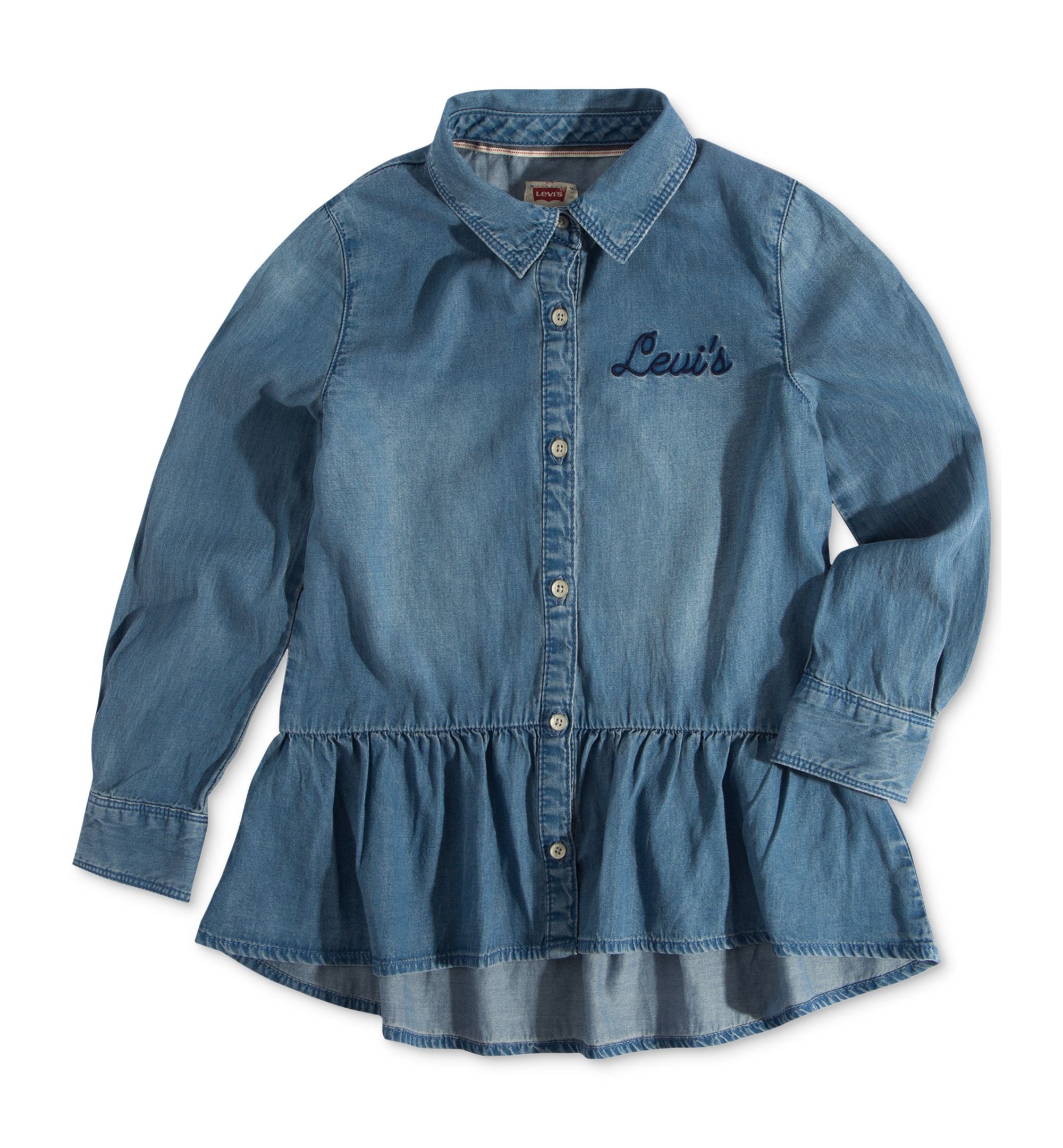 Levis Little Girls Peplum Shirt