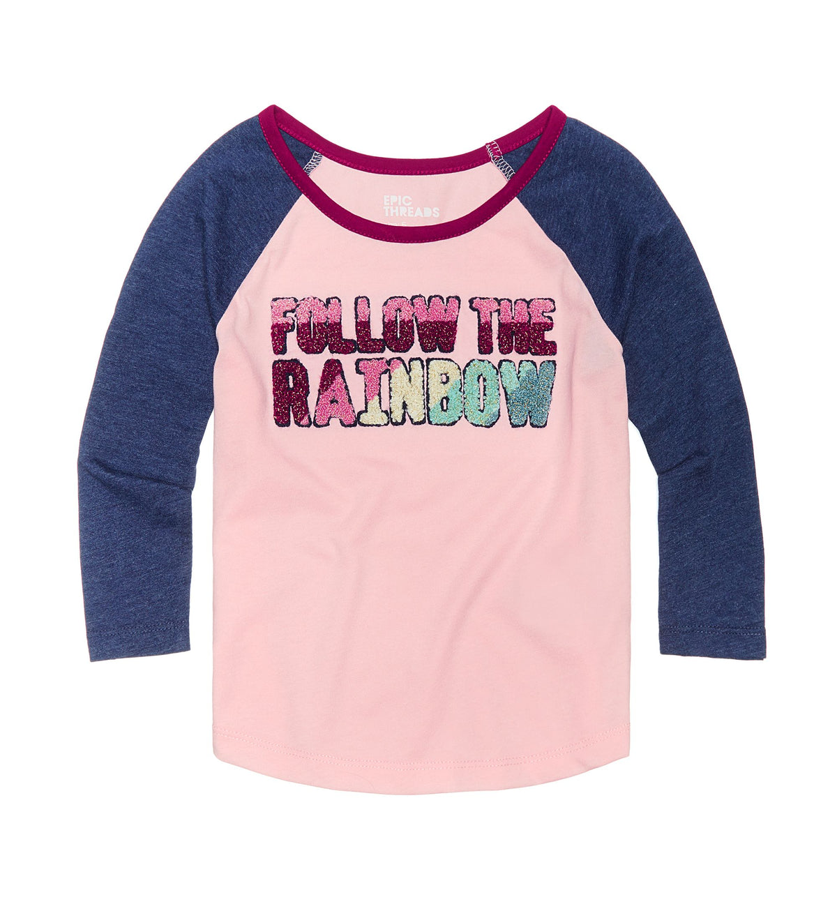 Epic Threads Little Girls Raglan T-Shirt