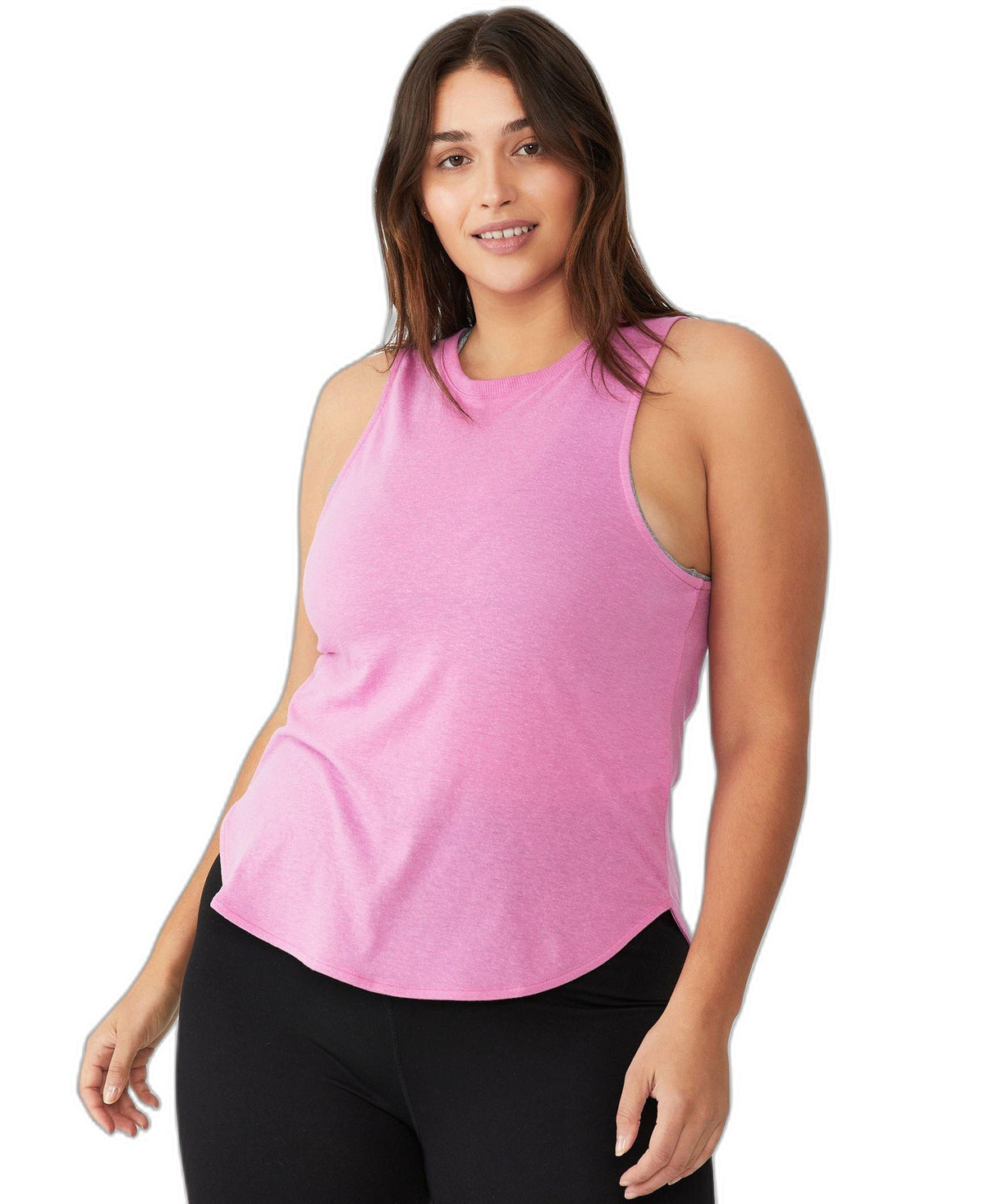Cotton On Womens Active Curve Hem Tank