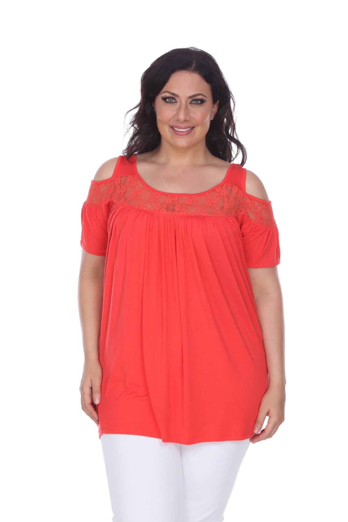 White Mark Women s Plus Size Bexley Tunic Top