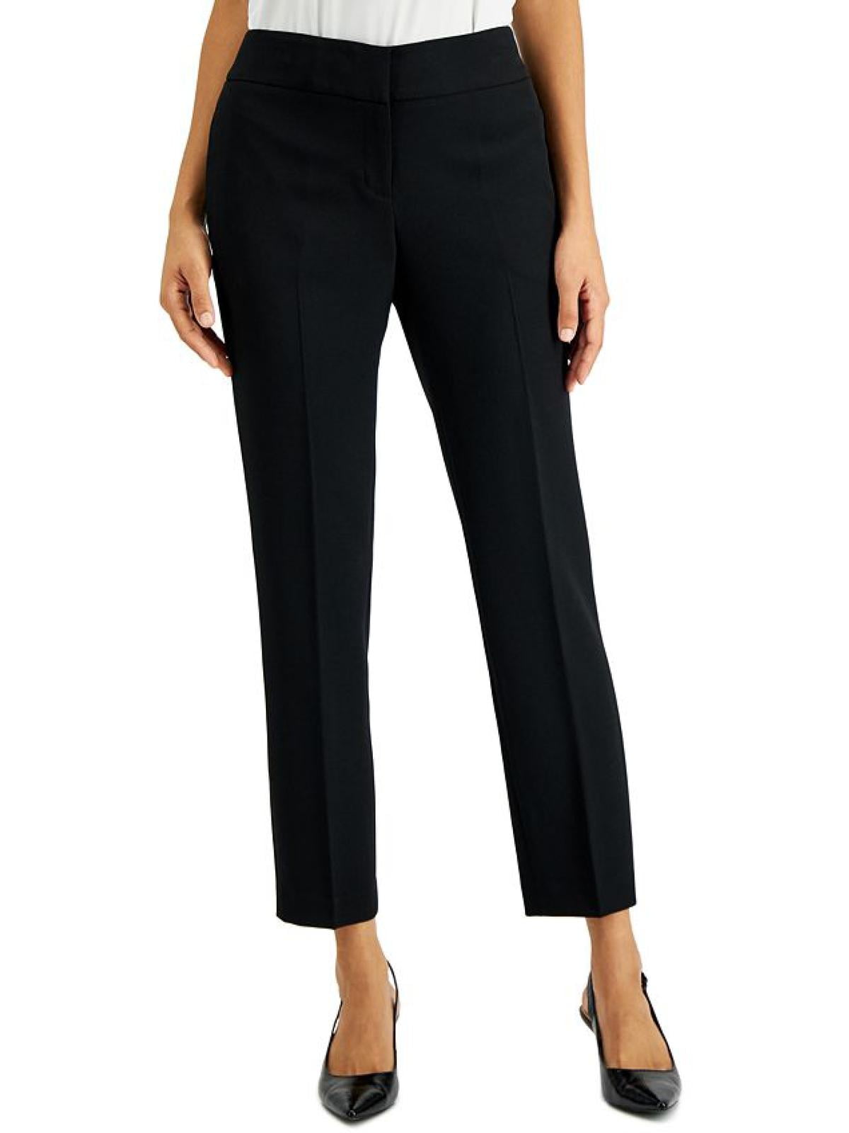 Women's Stretch-Crepe Straight-Leg Pants