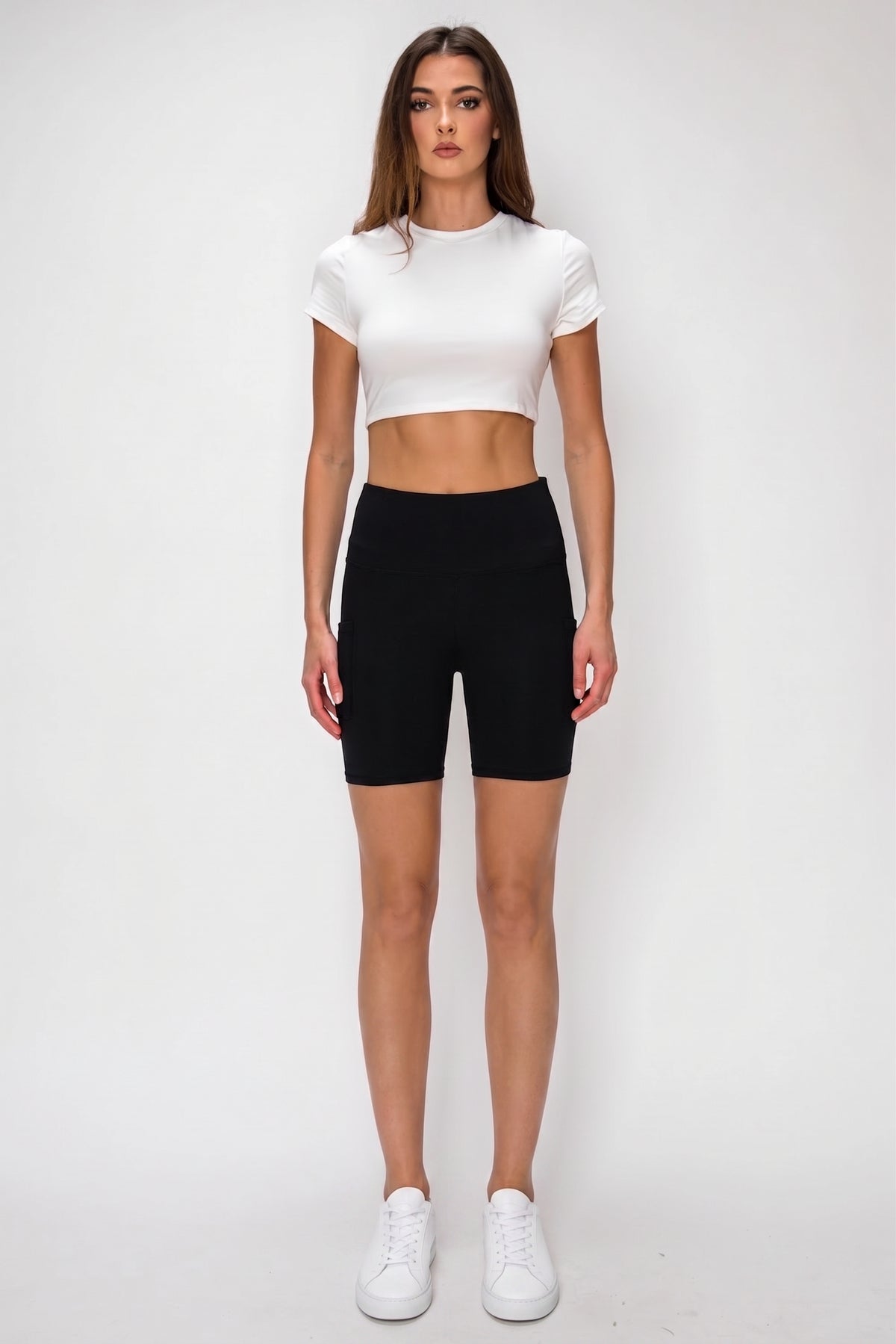 Sculpt Pocket 7-Inch High-Waist Biker Short