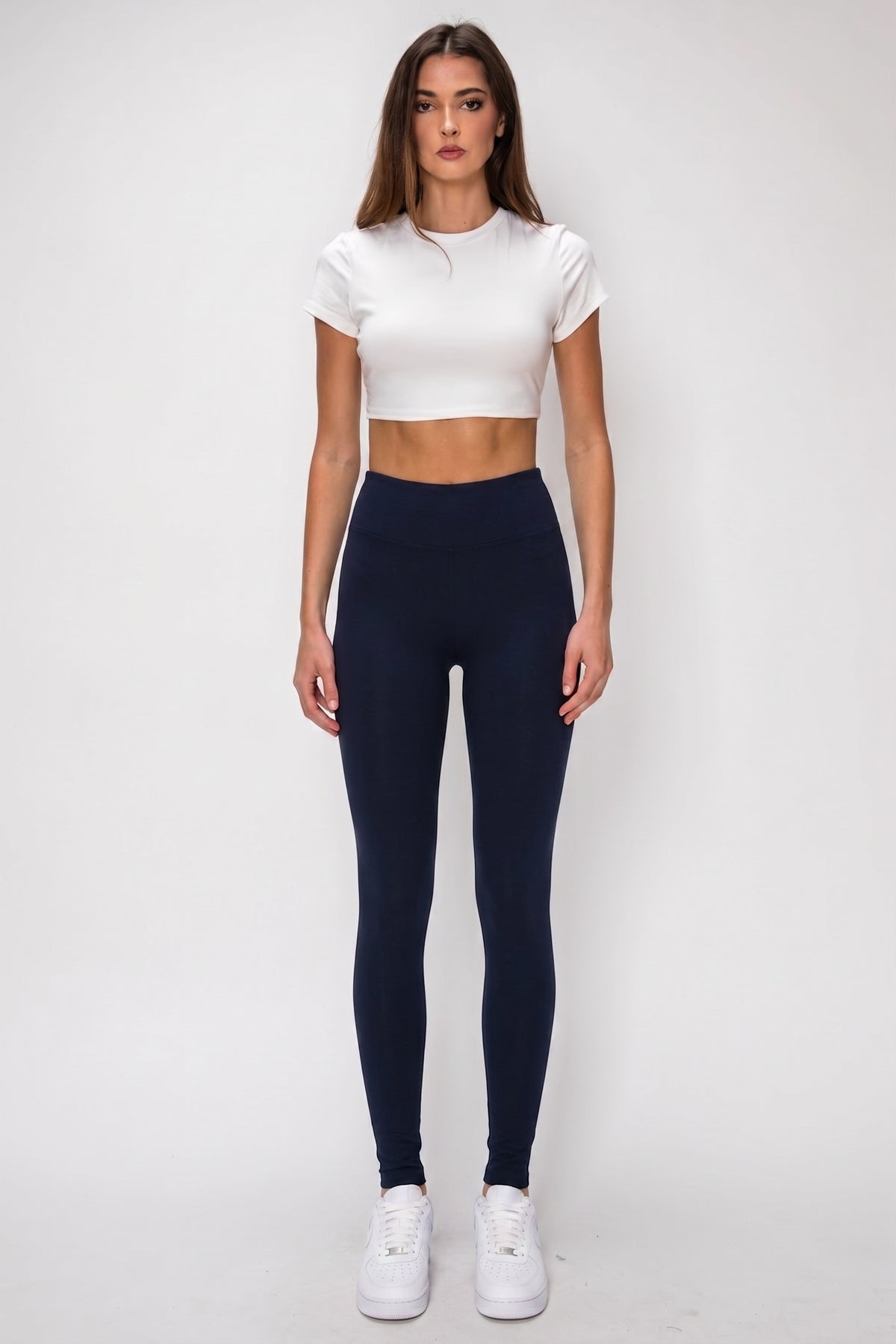 Creamy Soft Leggings High-Waist Legging with 3-Inch Waistband