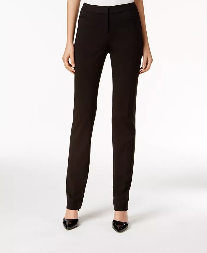 Petite Modern Straight-Leg Pants