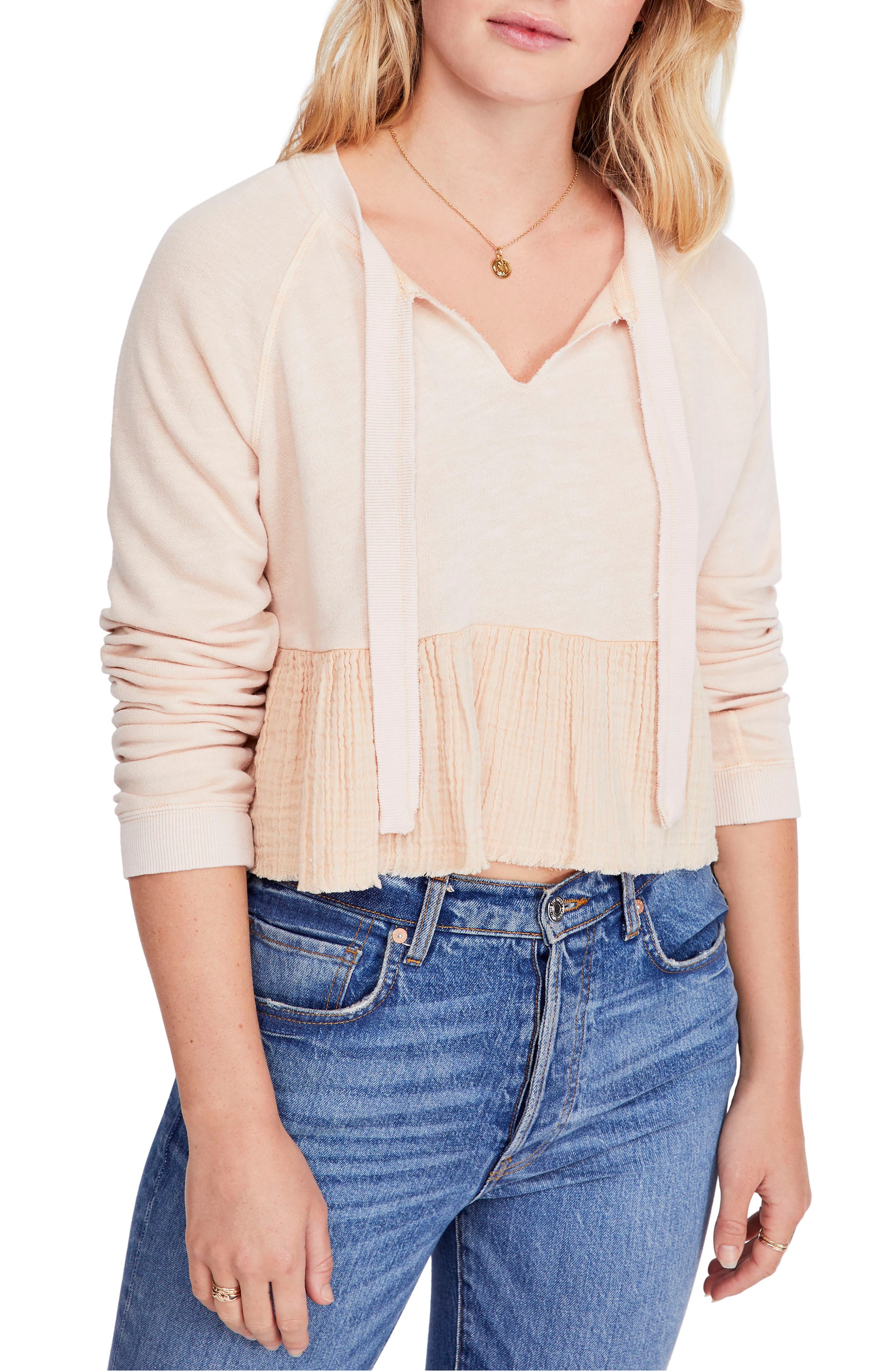 Free People Sweet Jane Colorblocked Top