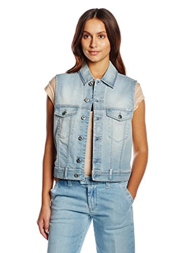 Diesel Ruiness Vest Denim Short Sleeve