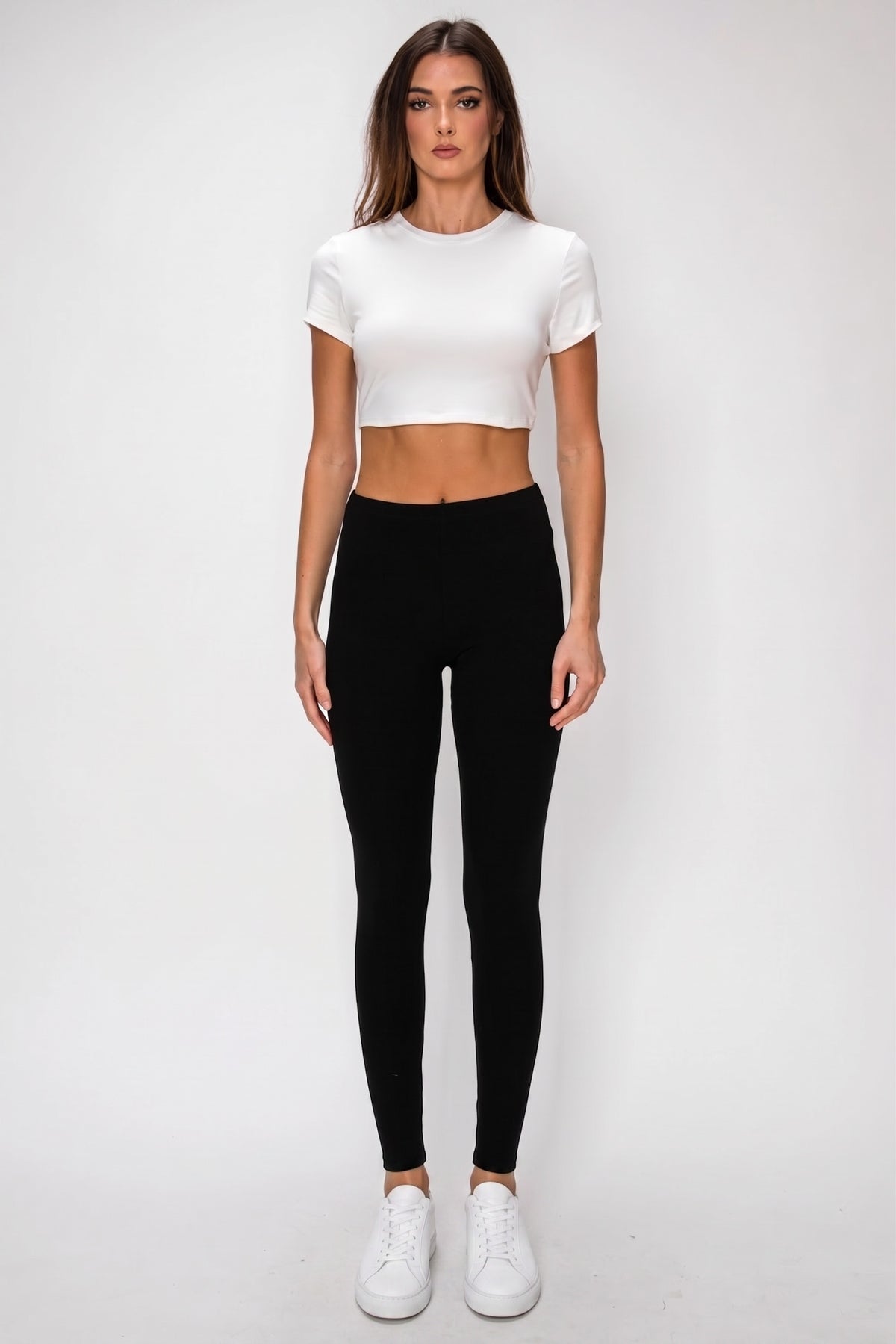 CottonSoft Full-Length High-Waist Legging