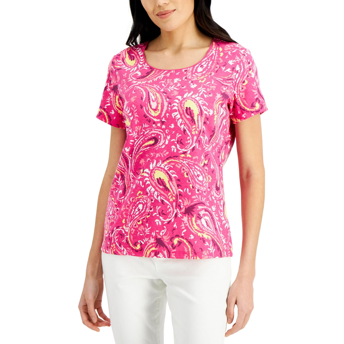 Karen Scott 3/4 Sleeve Jane Paisley Scp