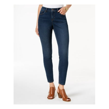 Women's Curvy-Fit Mid-Rise Skinny Jeans, Regular, Short and Long Lengths