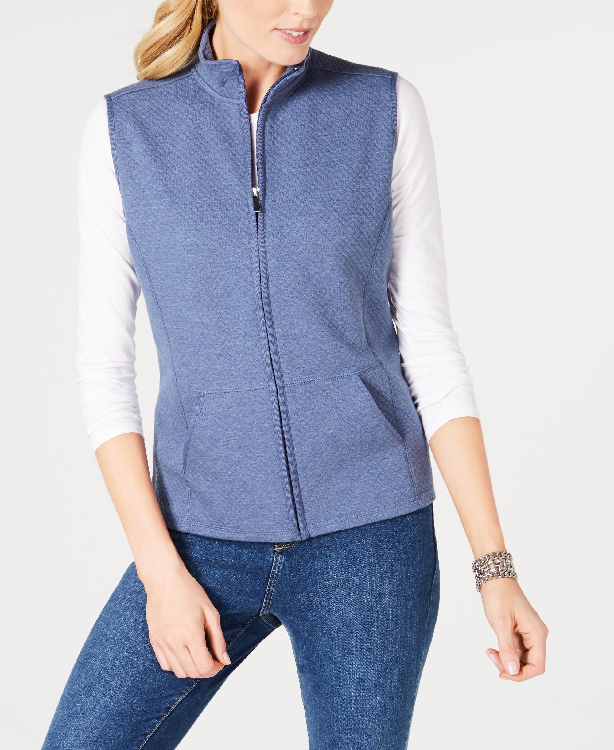 Women's Quilted Fleece Vest