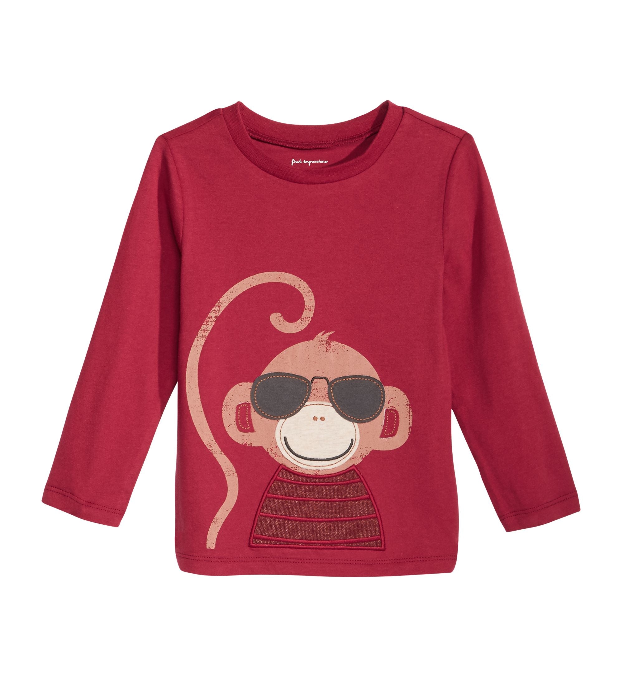First Impressions Baby Boys Monkey Graphic T-Shirt