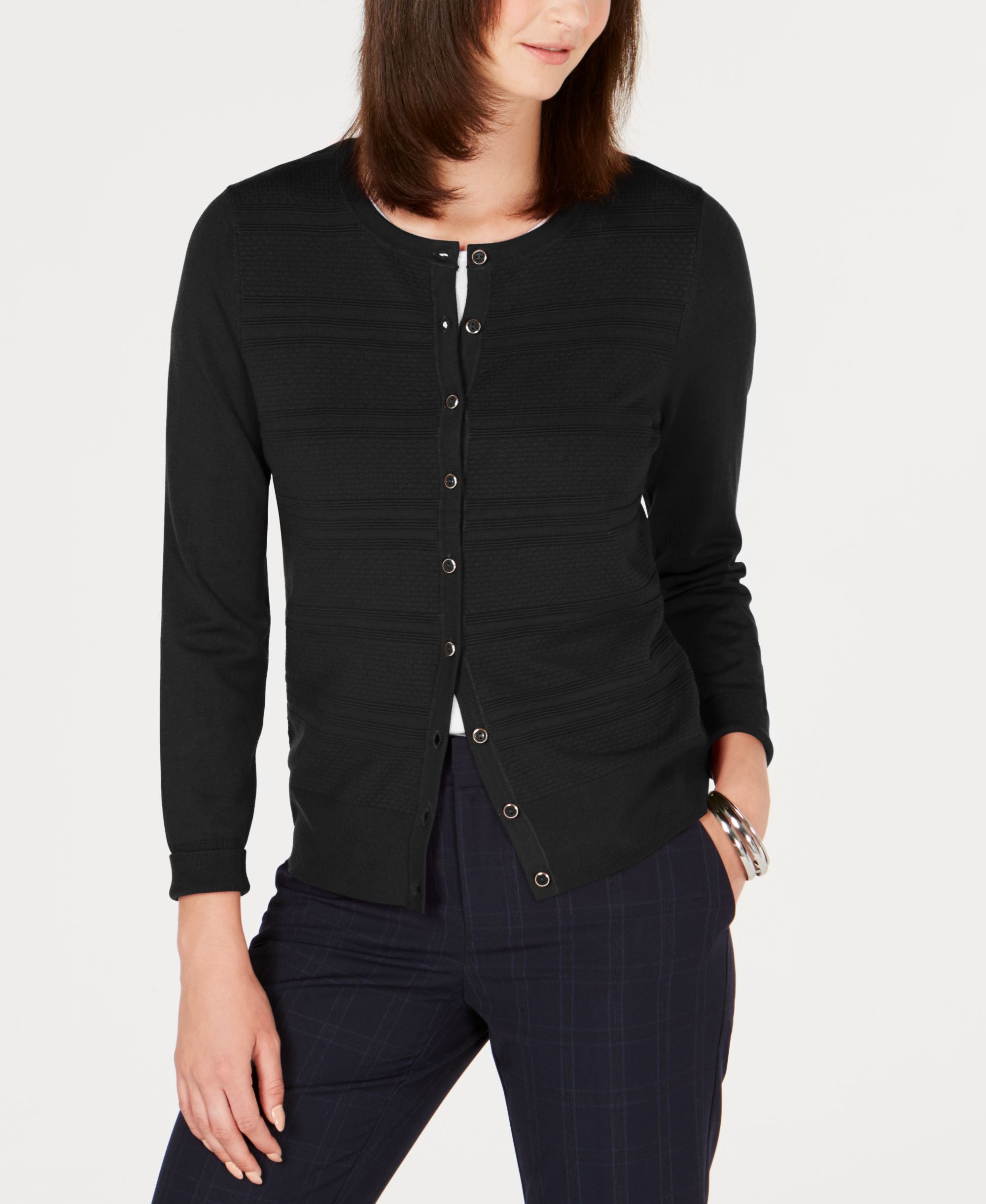 Charter Club Textured Cardigan