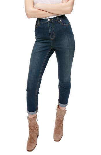 Free People Womens Gummy'High Rise Crop Jeans