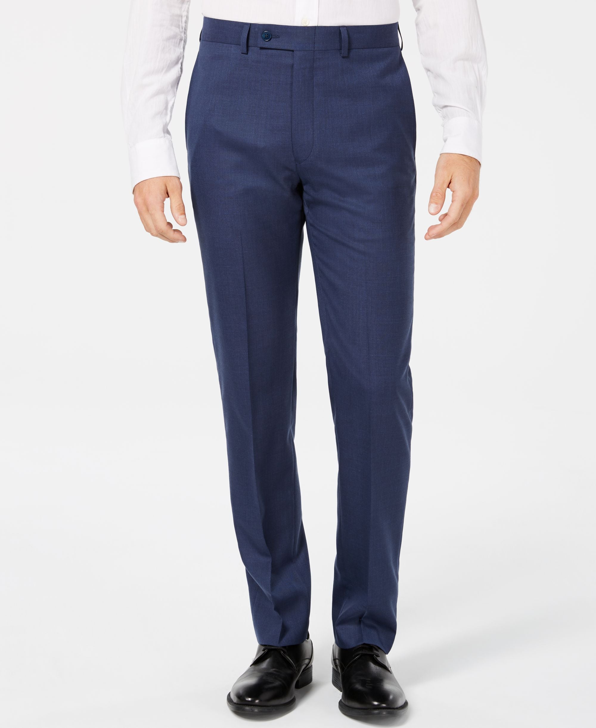 Men's Slim-Fit Solid Dress Pants