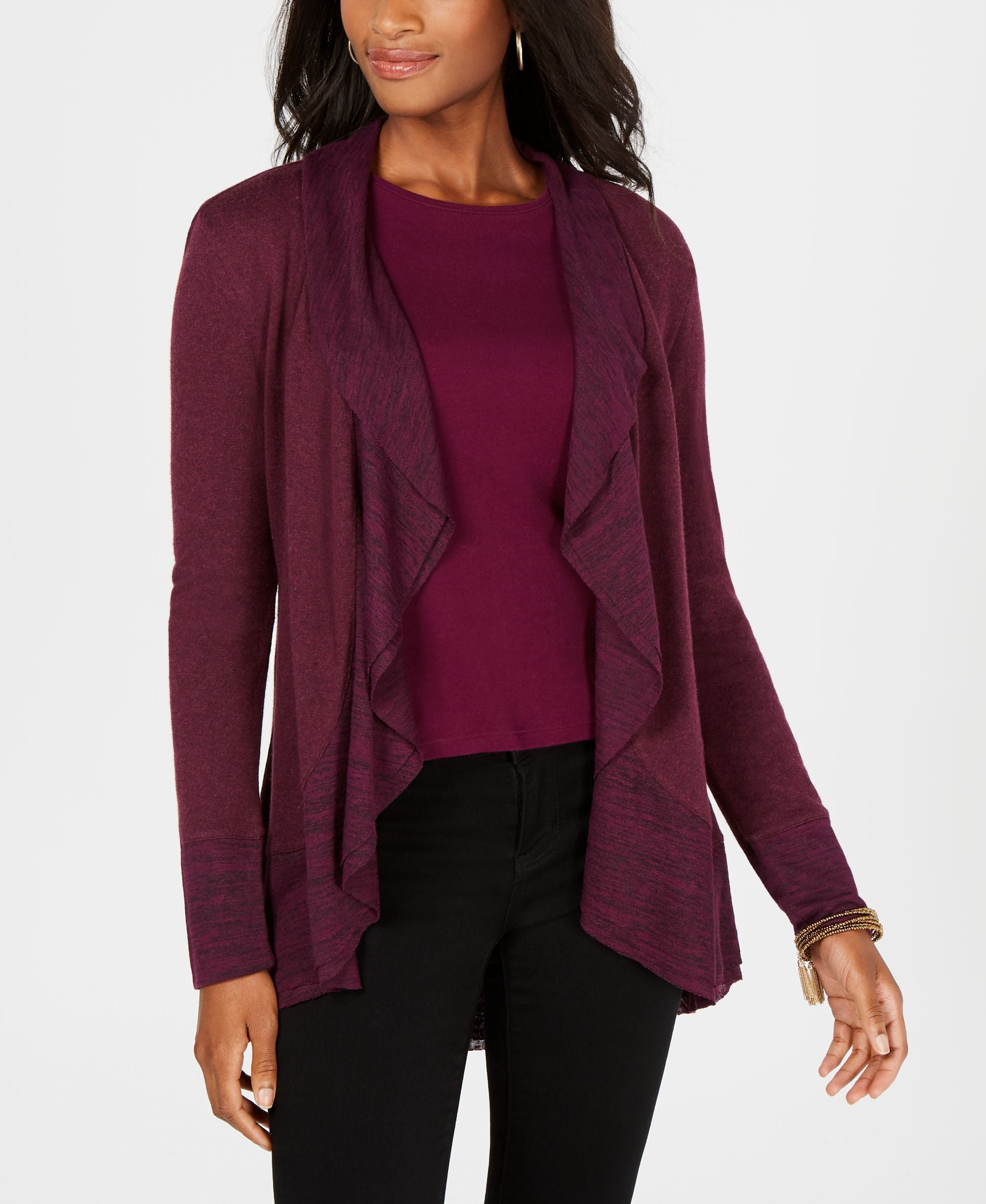 Open-Front Cardigan