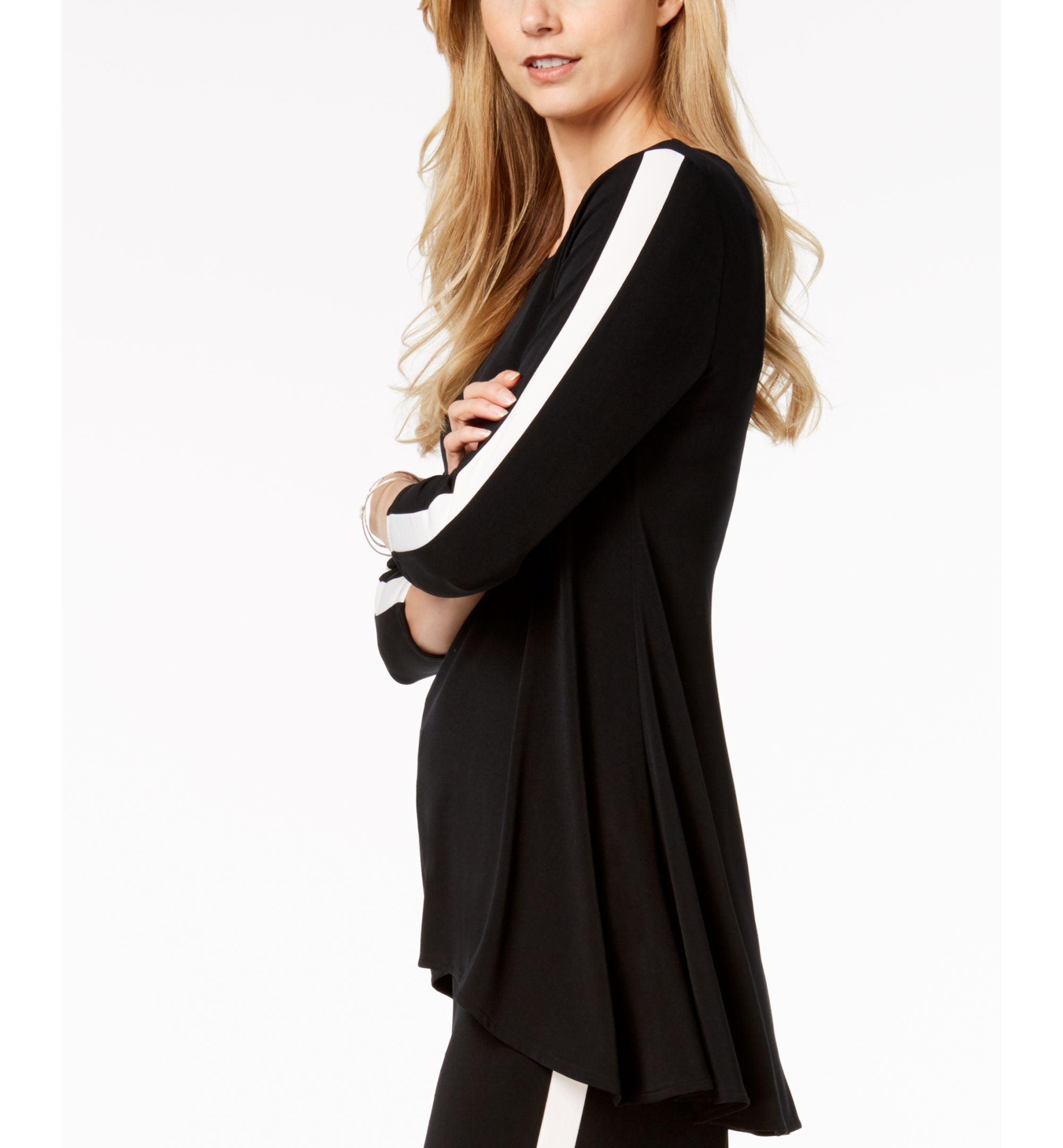 Varsity-Stripe Swing Top