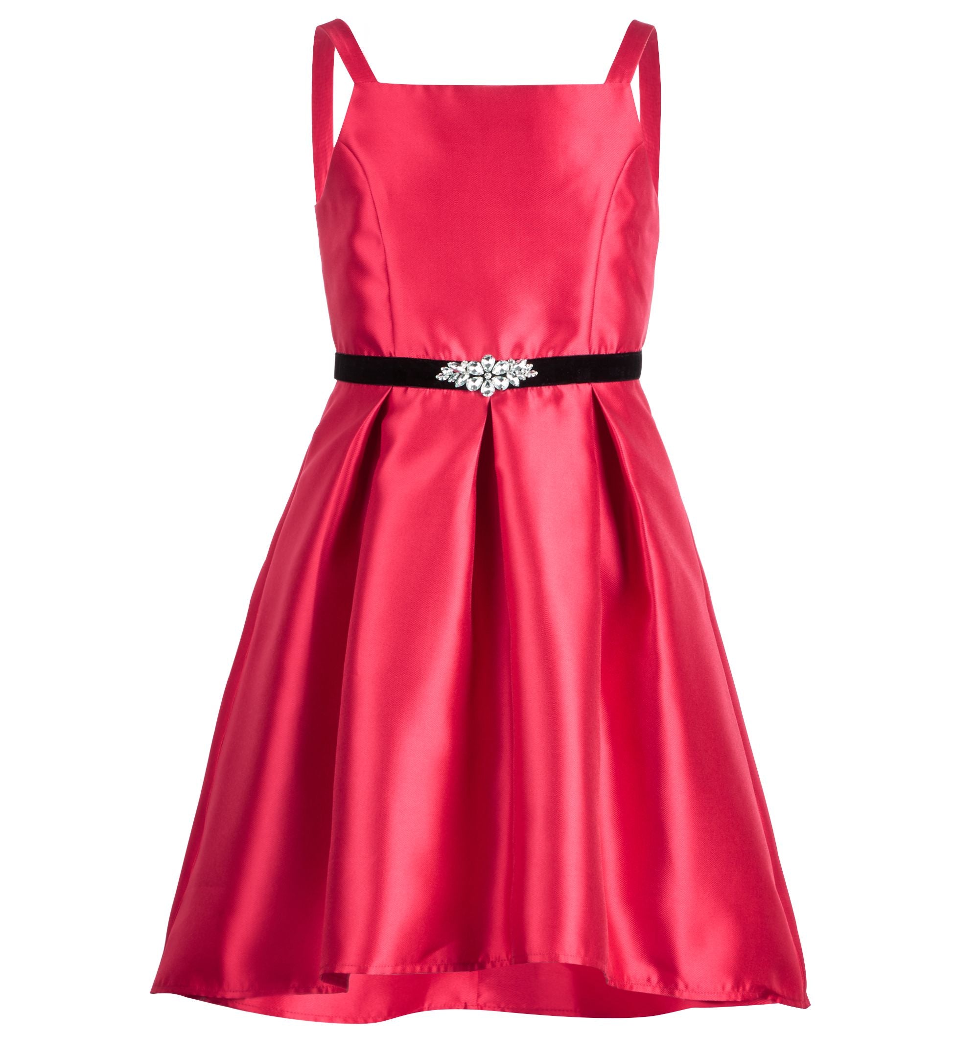 Pink Violet Big Girls Taffeta Party Dress