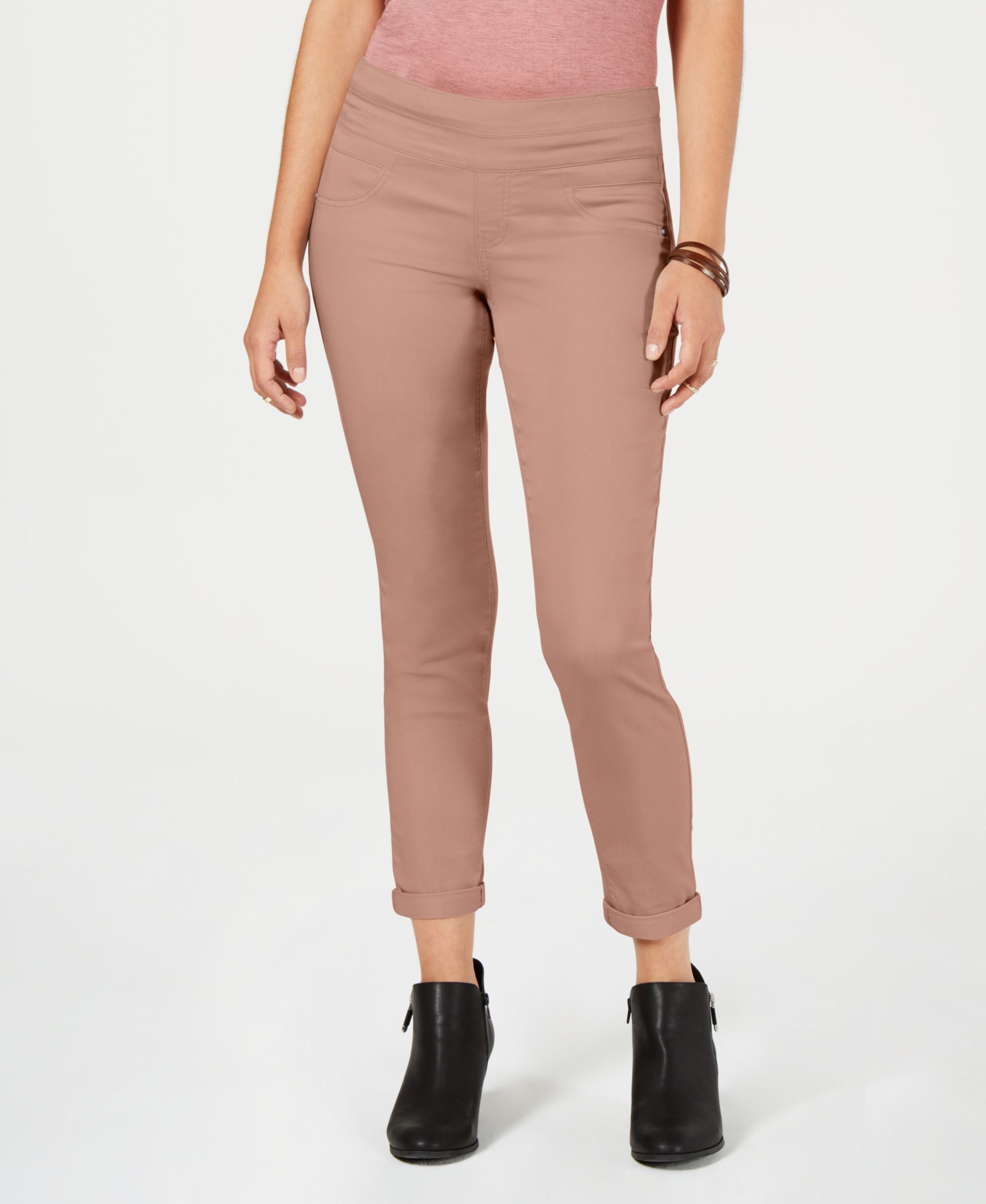 Rolled-Hem Skinny Pants