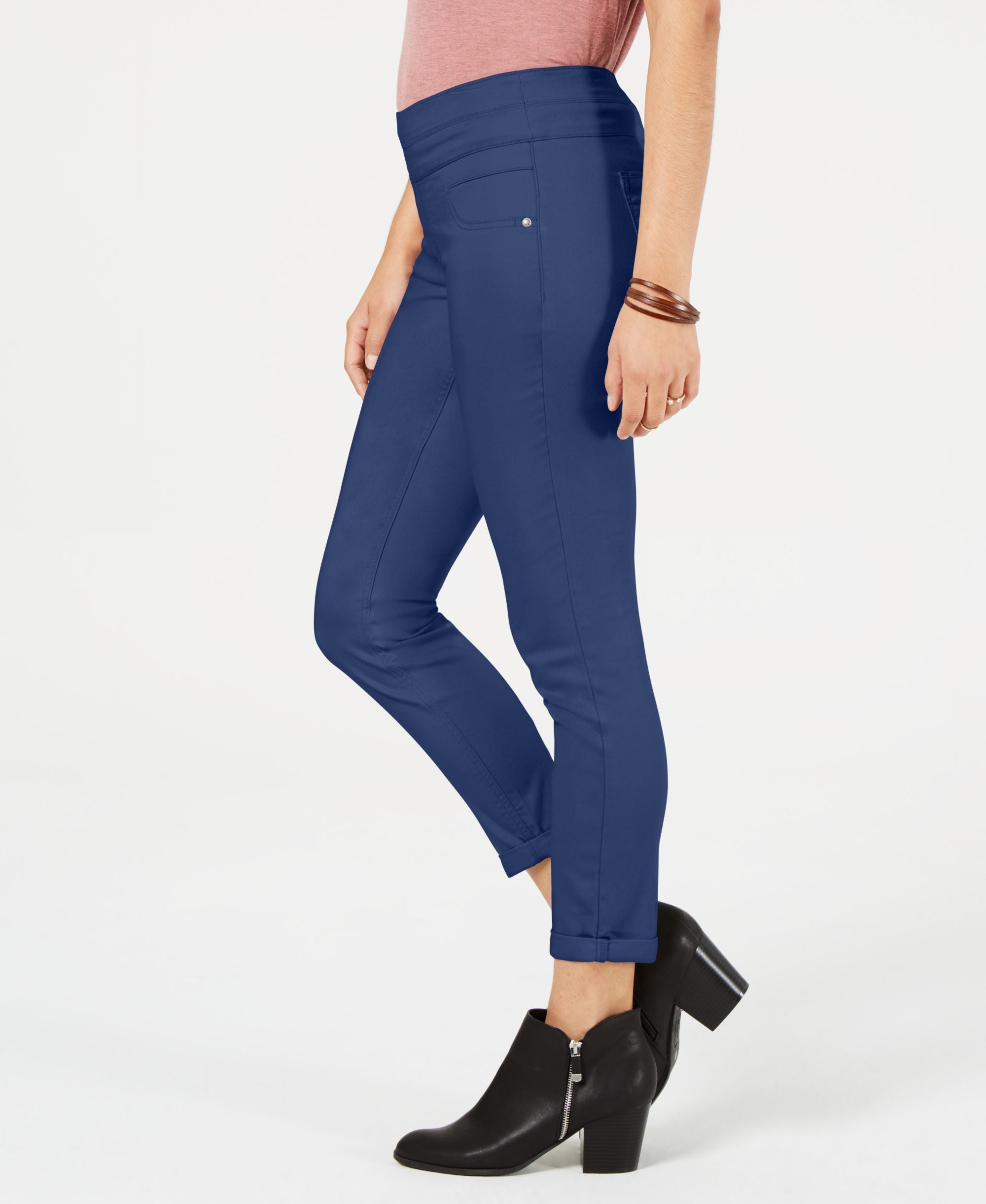 Rolled-Hem Skinny Pants