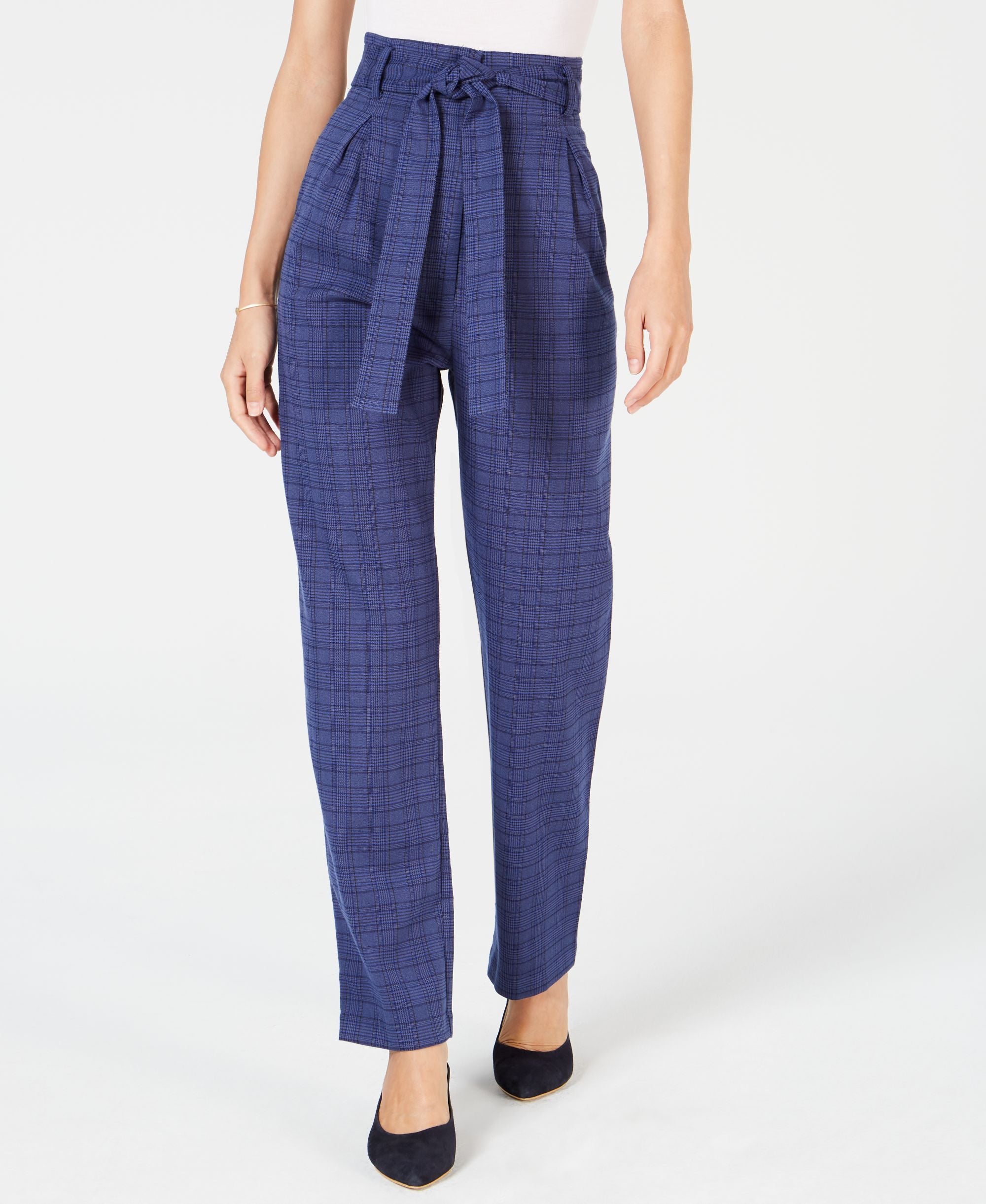 Leyden Printed Paperbag Pants