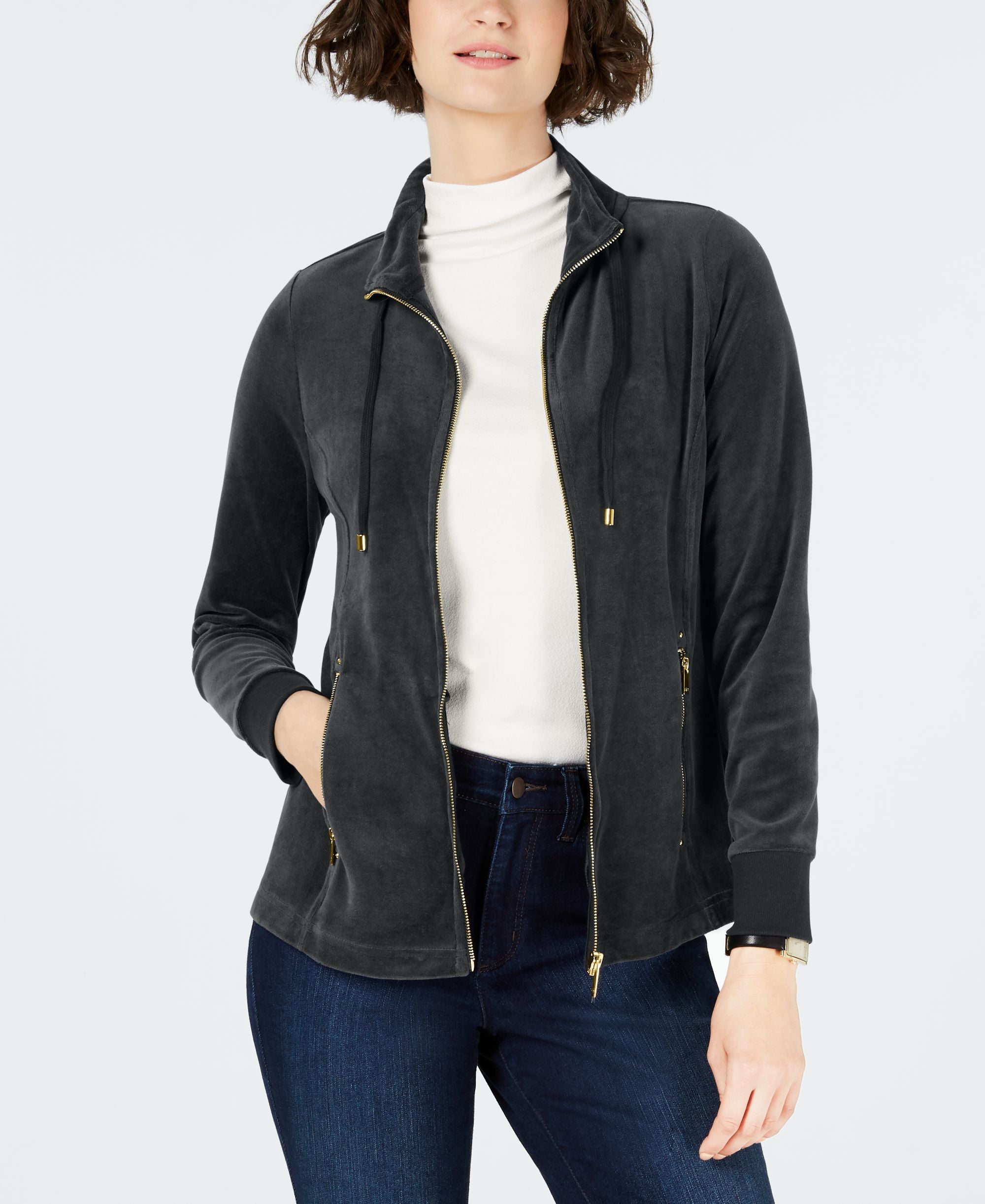 Charter Club Velour Sport Jacket
