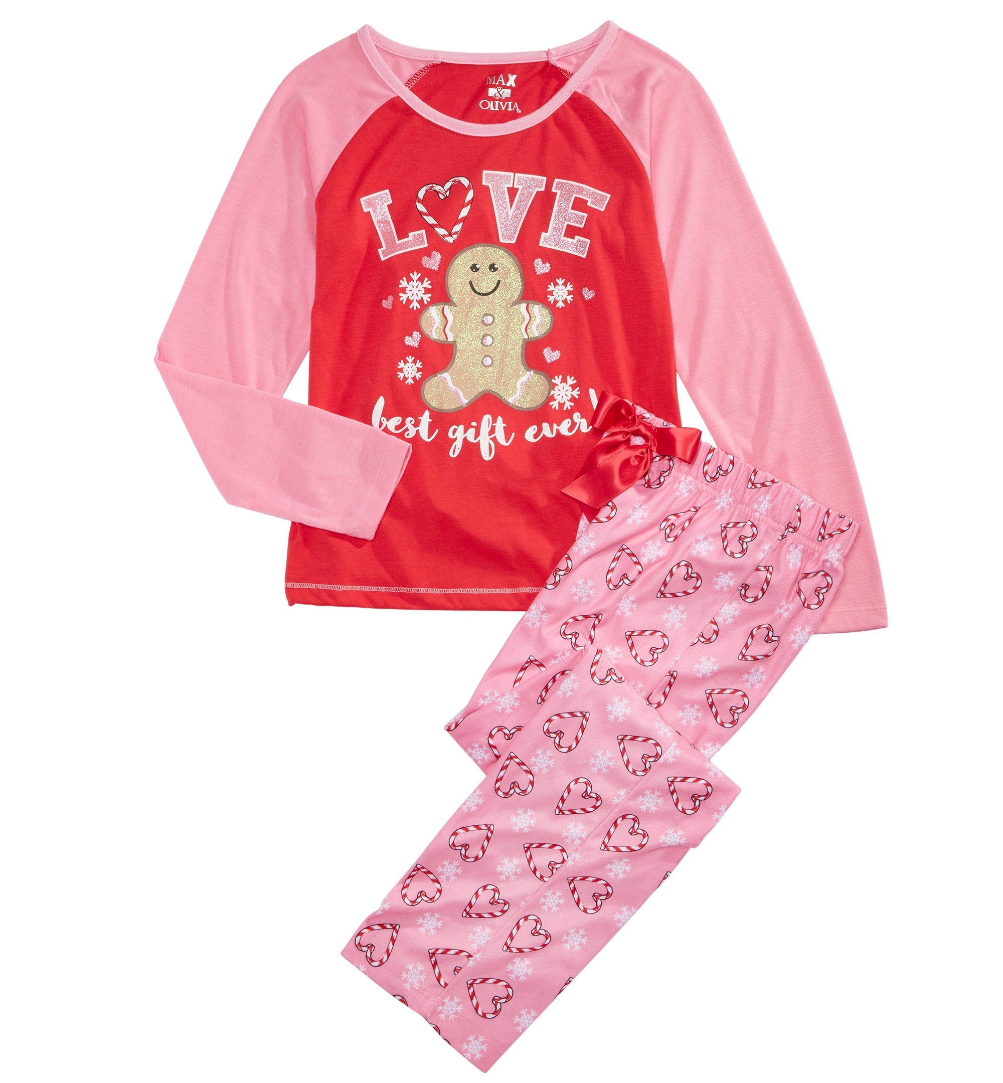 Big Girls 2-Pc. Love Pajamas Set