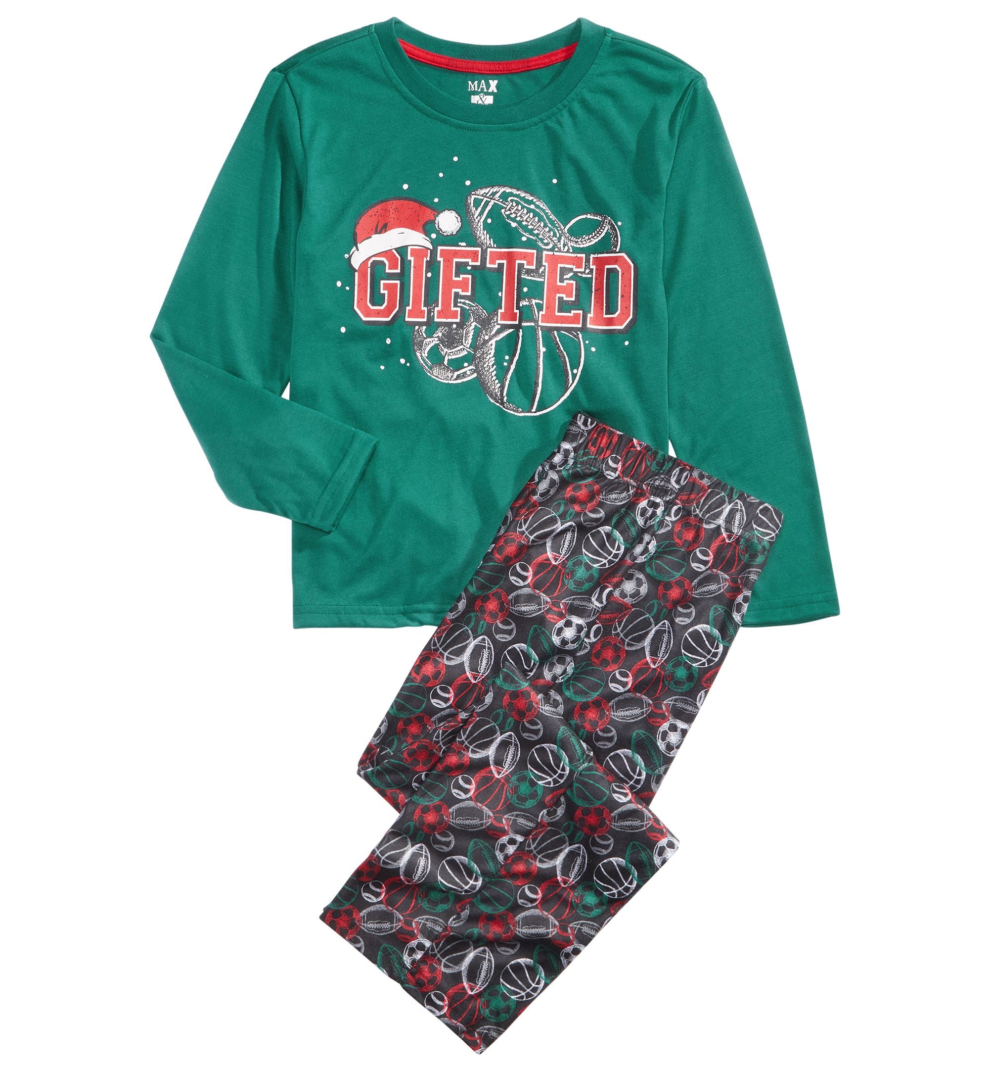 Little & Big Boys 2-Pc. GIFTED Pajamas Set