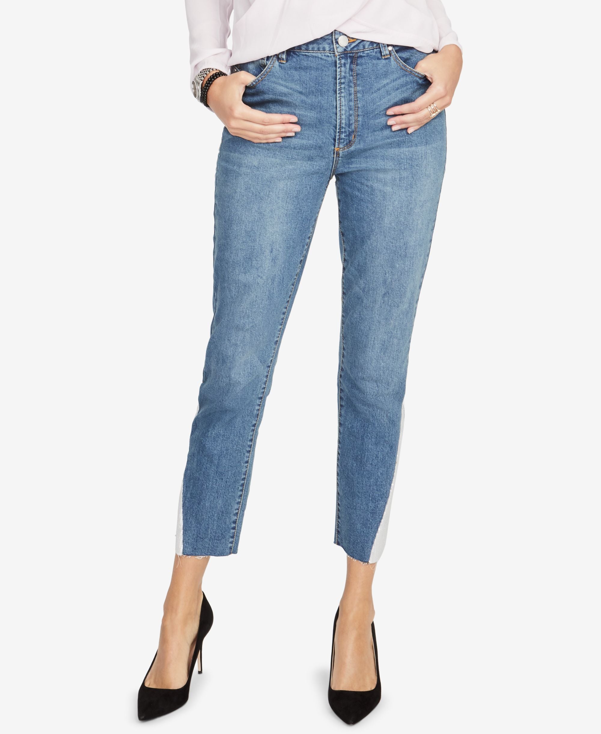 Rachel Rachel Roy Embellished Ankle Jeans