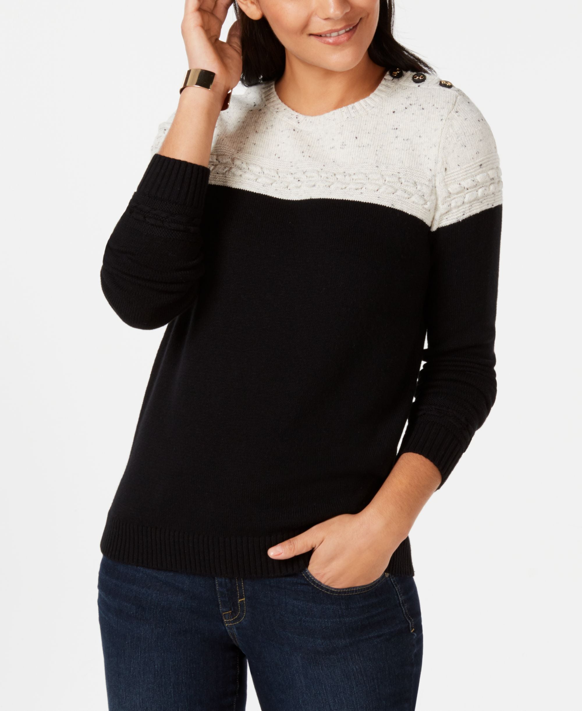 Charter Club Colorblocked Sweater