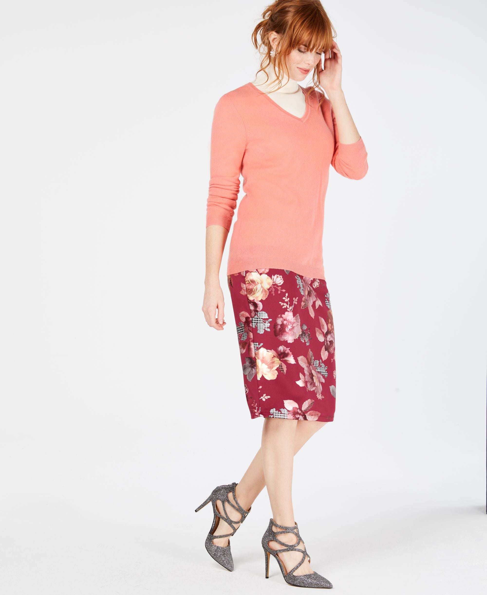 Pure Cashmere V Neck Sweater