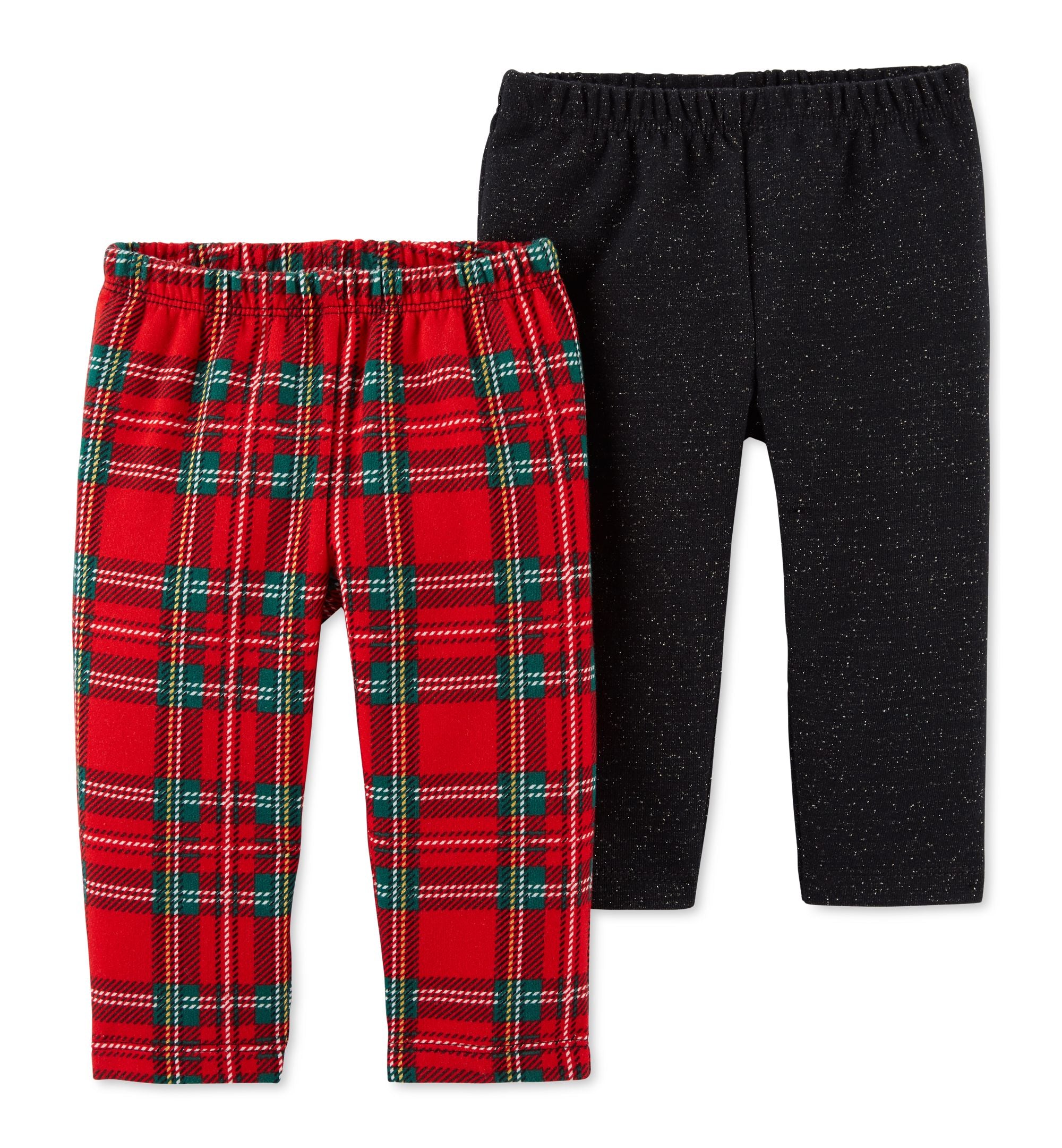 Carters Baby Girls 2 Pk. Fleece Leggings