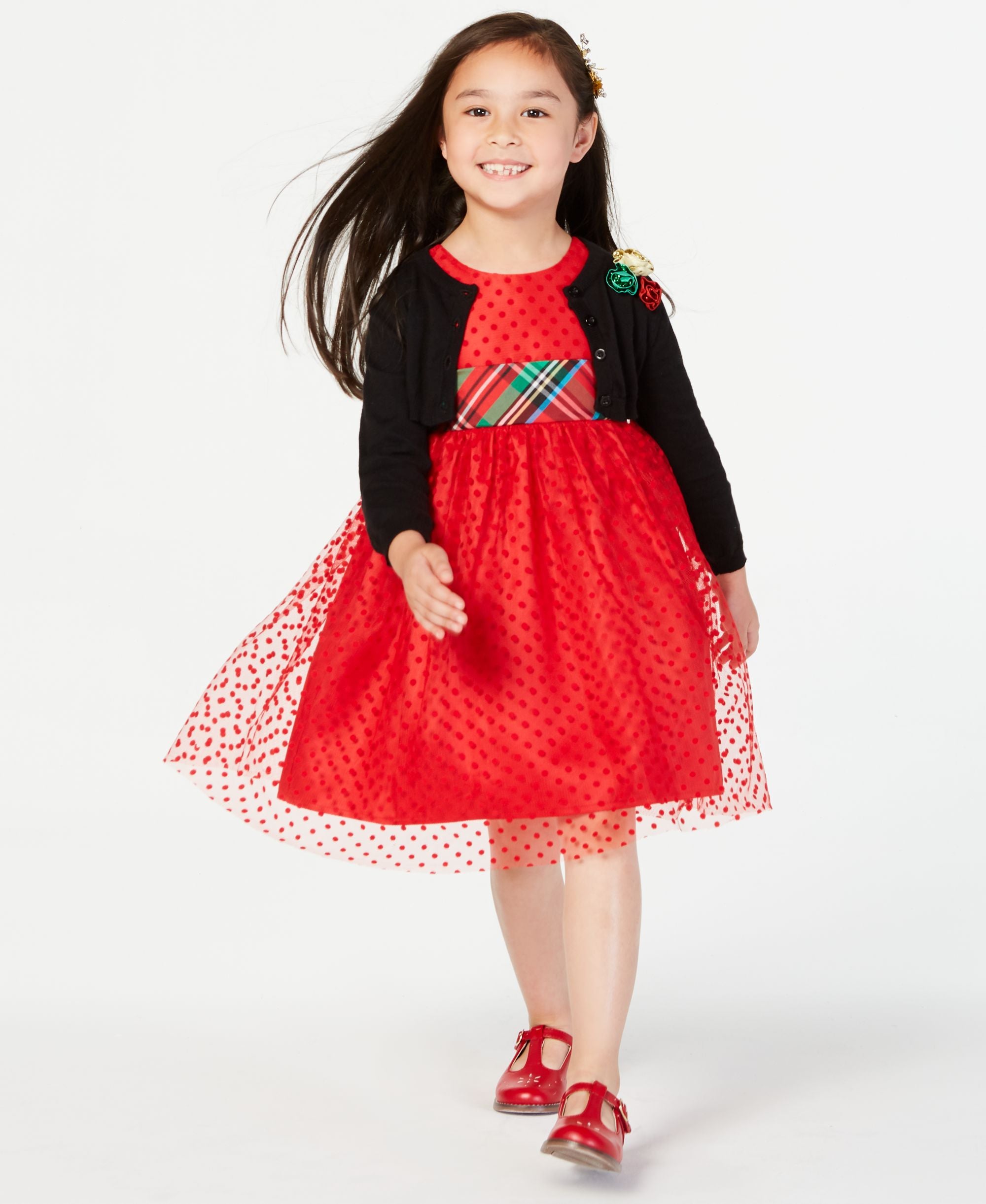 Blueberi Boulevard Toddler Girls 2 Pc. Dress Cardigan Set