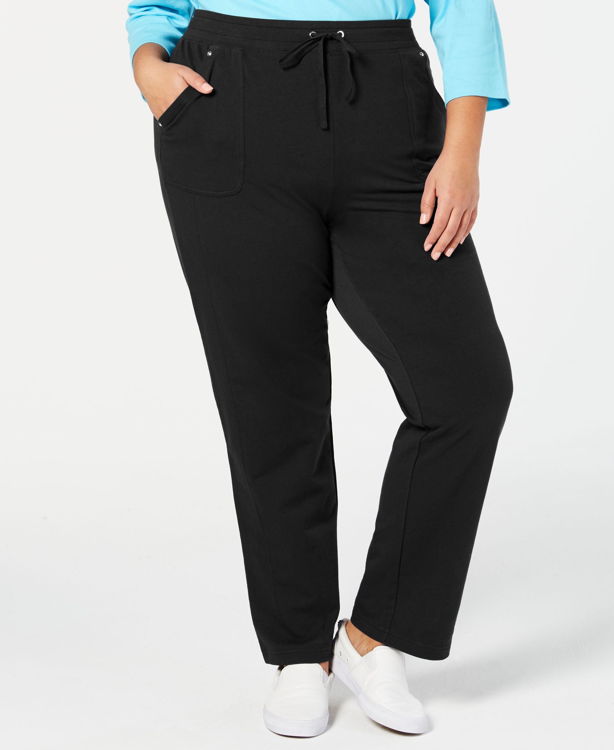 Plus Size Pull-On Pants