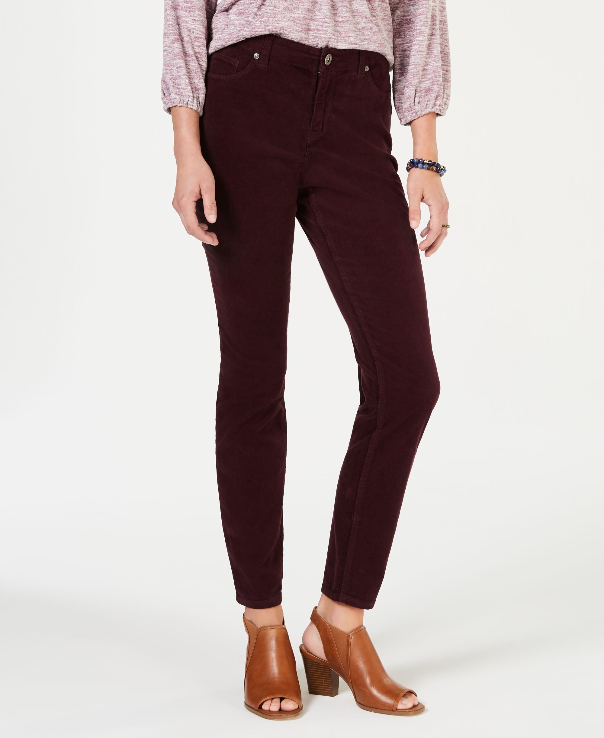 Style & Co Curvy Corduroy Skinny Jeans